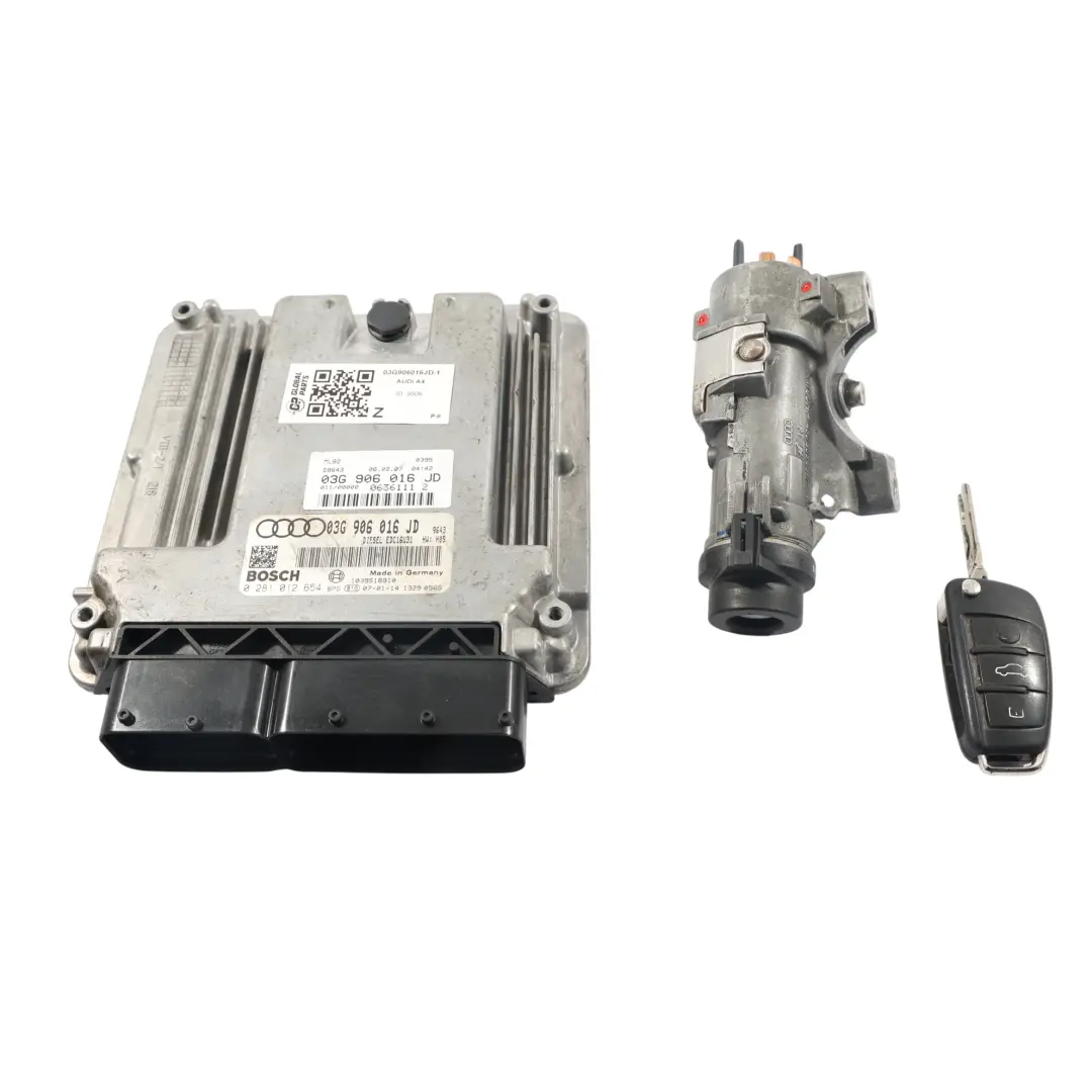 Centralina Motore ECU + Chiave Manuale per Audi A4 B7 2.0 TDI 140 HP con numero di parte 03G906016JD Audi A4 B7 2.0 TDI 140 HP Centralina Motore ECU + Chiave Manuale - SKU 03G906016JD-1 - Numero di parte 03G906016JD