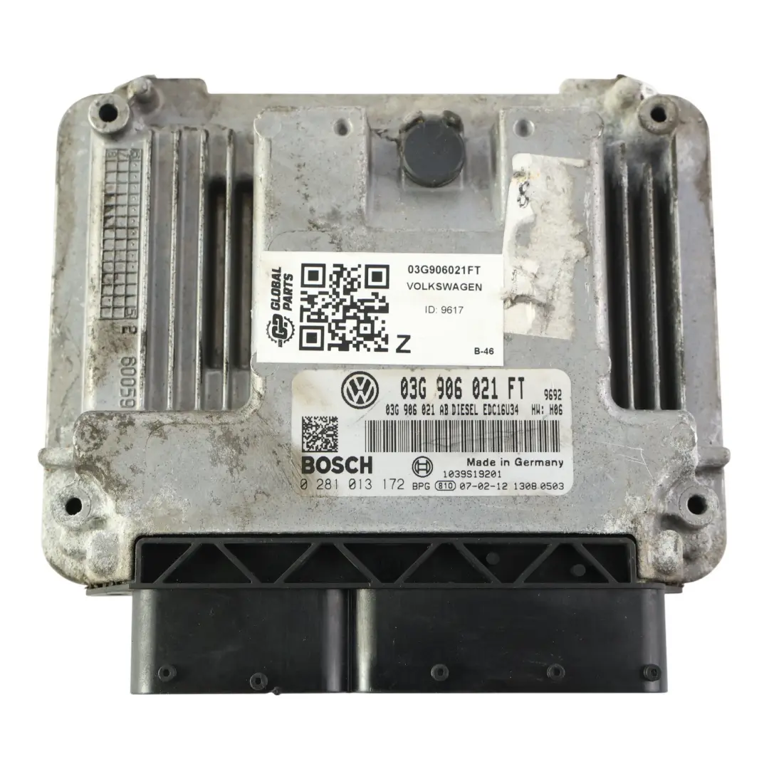 BMM 140HP Motor Steuergerät Modul ECU Manuell für Volkswagen Eos 2.0 TDI mit Teilenummer 03G906021FT Volkswagen Eos 2.0 TDI BMM 140HP Motor Steuergerät Modul ECU Manuell - SKU 03G906021FT - Teilenummer 03G906021FT