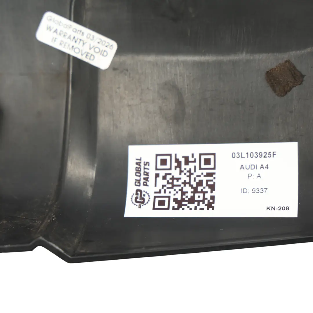 Audi A4 B8 2.0 TDI Diesel Motor Abdeckung Deckel Verkleidung - SKU 03L103925F - Teilenummer 03L103925F