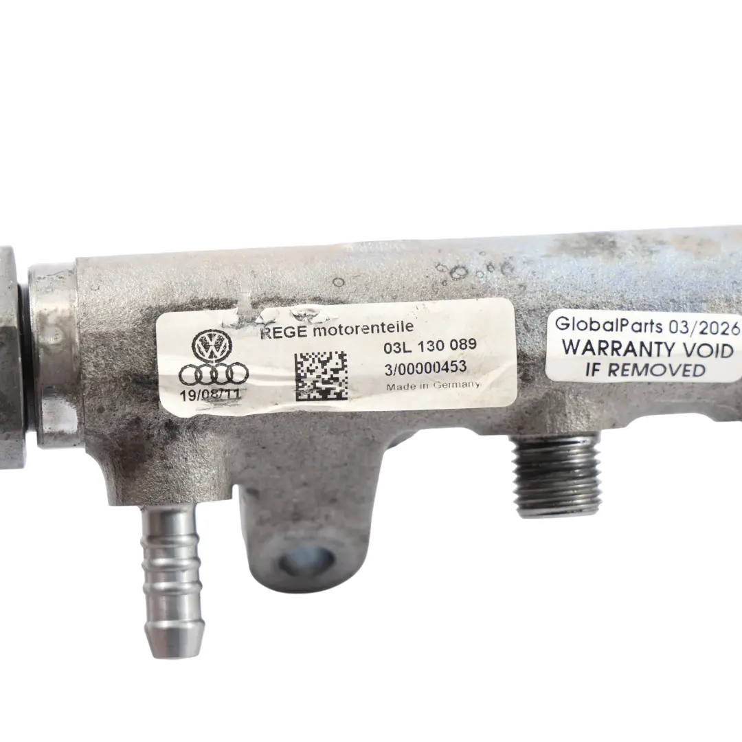 Audi A3 8P Skoda Octavia Mk2 Fuel Injection Rail Pressure Line 2.0 TDI - SKU 03L130089-1 - Part number 03L130089