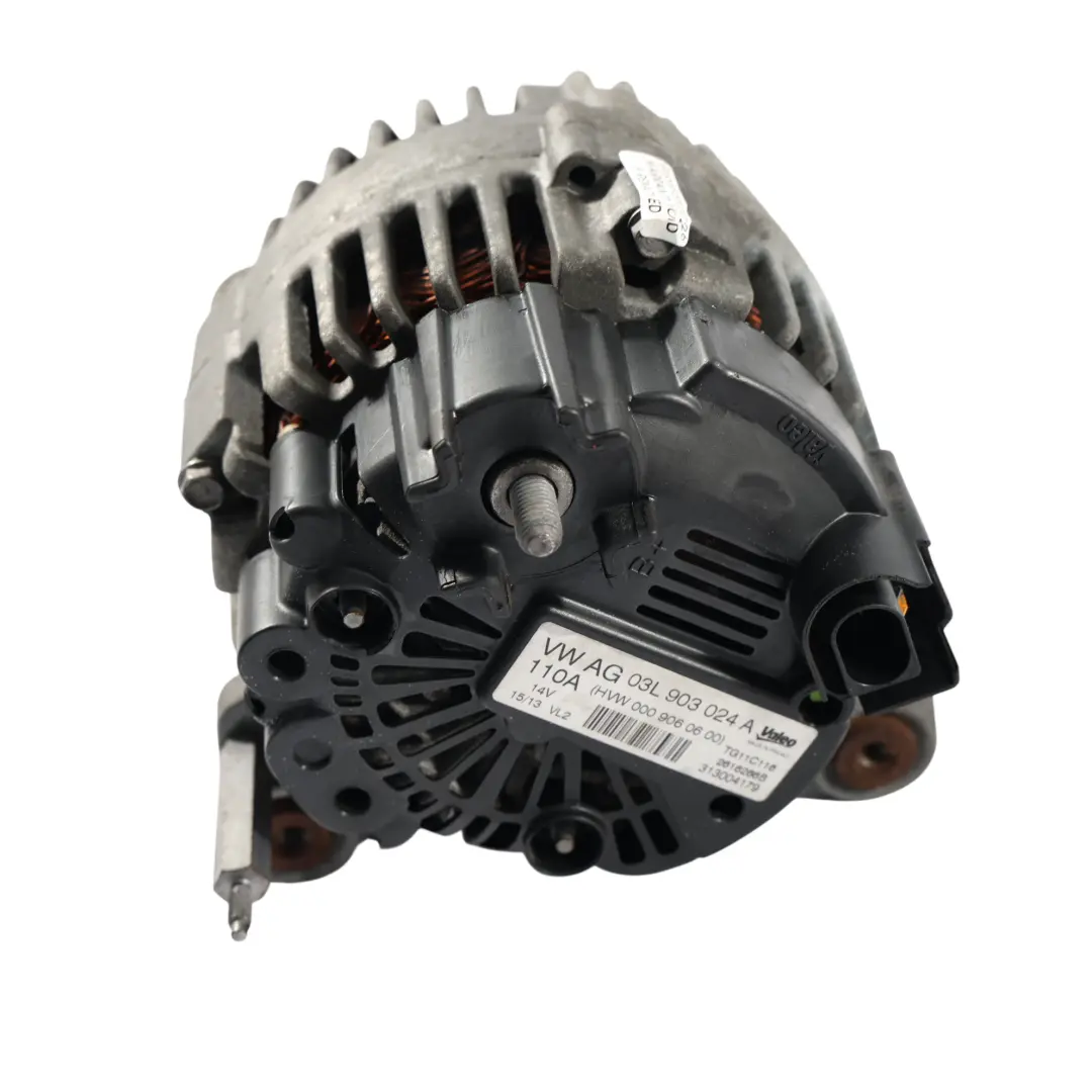 Volkswagen VW Crafter 2E Alternador Generador Motor Diesel 110A - SKU 03L903024A - Número de pieza 03L903024A