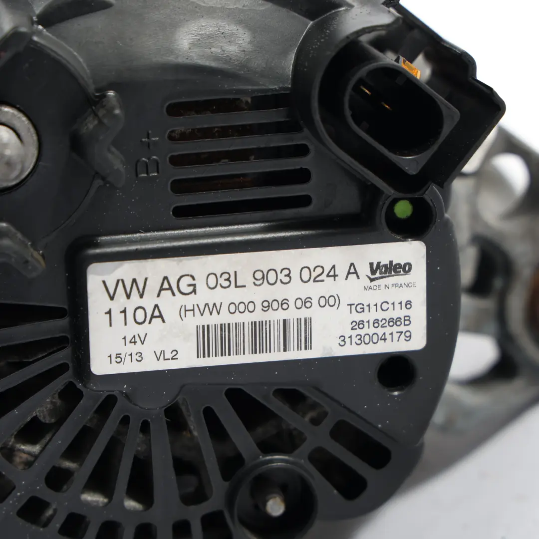 Volkswagen VW Crafter 2E Alternator Prądnica Silnika Diesel 110A - SKU 03L903024A - Numer Części 03L903024A