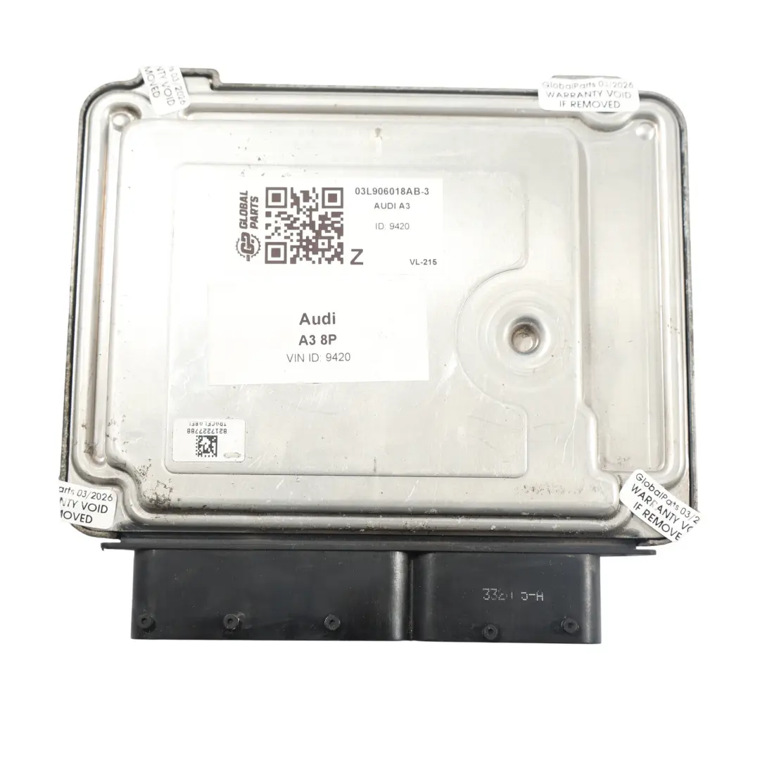 CFFB 2.0 TDI 140HP Kit Unidad Control Motor ECU Manual para Audi A3 8P con número de pieza 03L906018AB Audi A3 8P CFFB 2.0 TDI 140HP Kit Unidad Control Motor ECU Manual - SKU 03L906018AB-3 - Número de pieza 03L906018AB