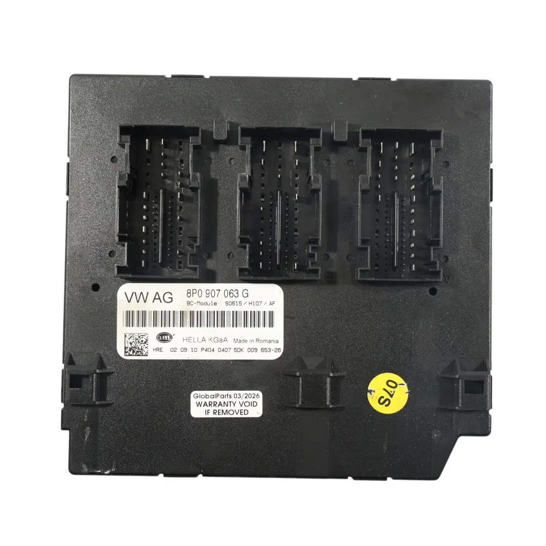 Audi A3 8P CFFB 2.0 TDI 140HP Kit Centralina Motore ECU Manuale - SKU 03L906018AB-3 - Numero di parte 03L906018AB