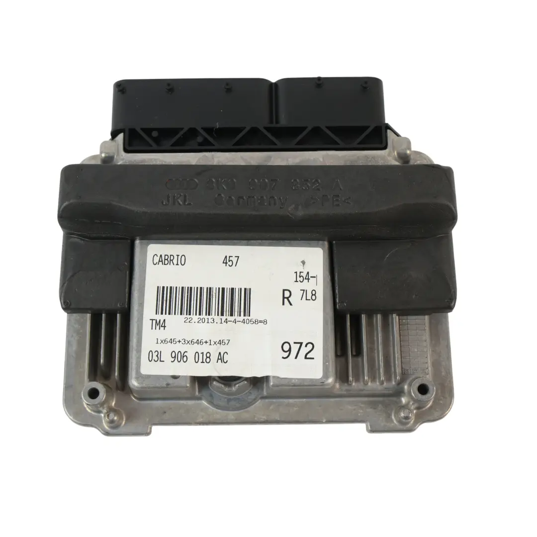 CJCA 143HP Módulo Control Motor ECU Manual para Audi A4 B8 A5 8T 2.0 TDI con número de pieza 03L906018AC Audi A4 B8 A5 8T 2.0 TDI CJCA 143HP Módulo Control Motor ECU Manual - SKU 03L906018AC - Número de pieza 03L906018AC