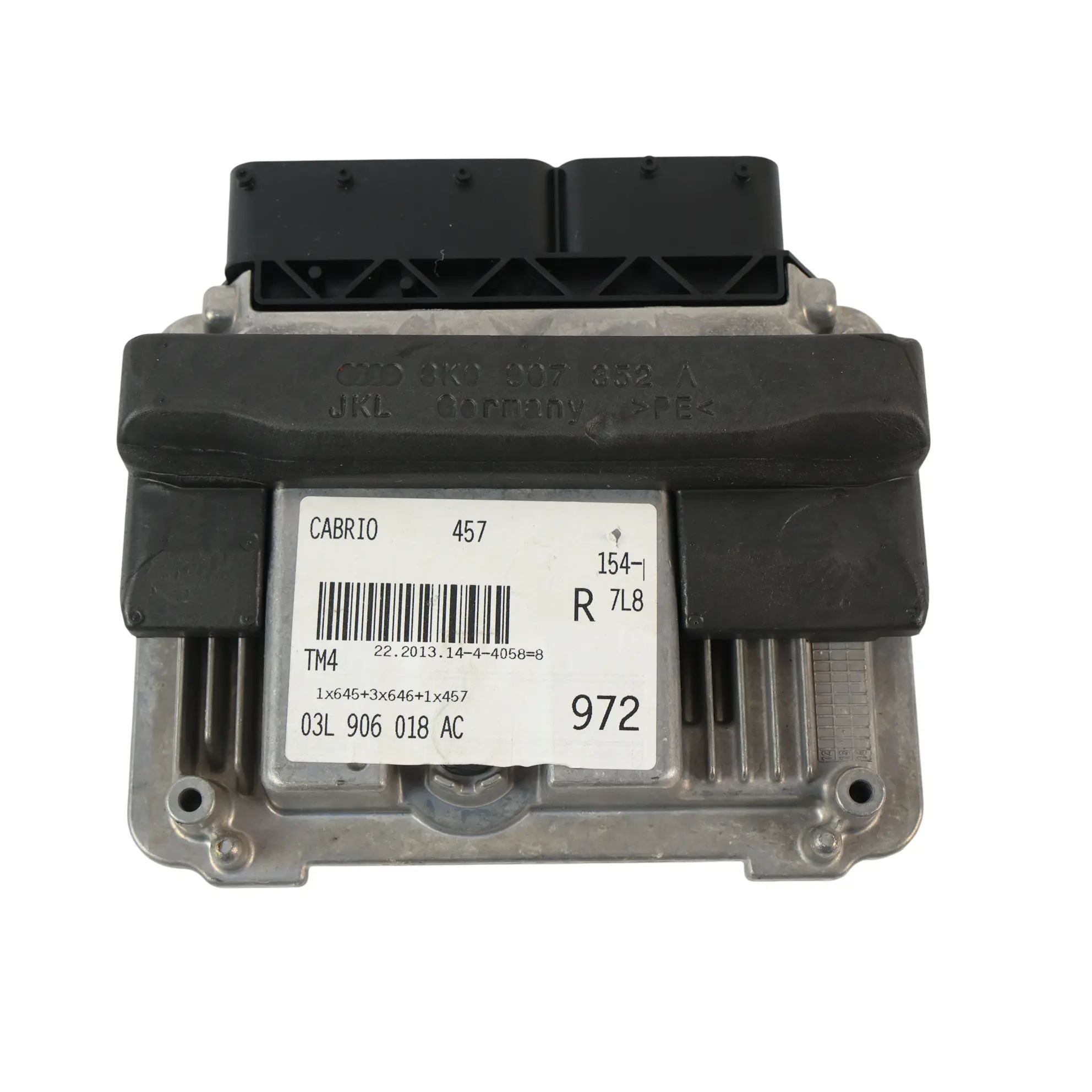 Audi A4 B8 A5 8T 2.0 TDI CJCA 143HP Módulo Control Motor ECU 03L906018AC Manual