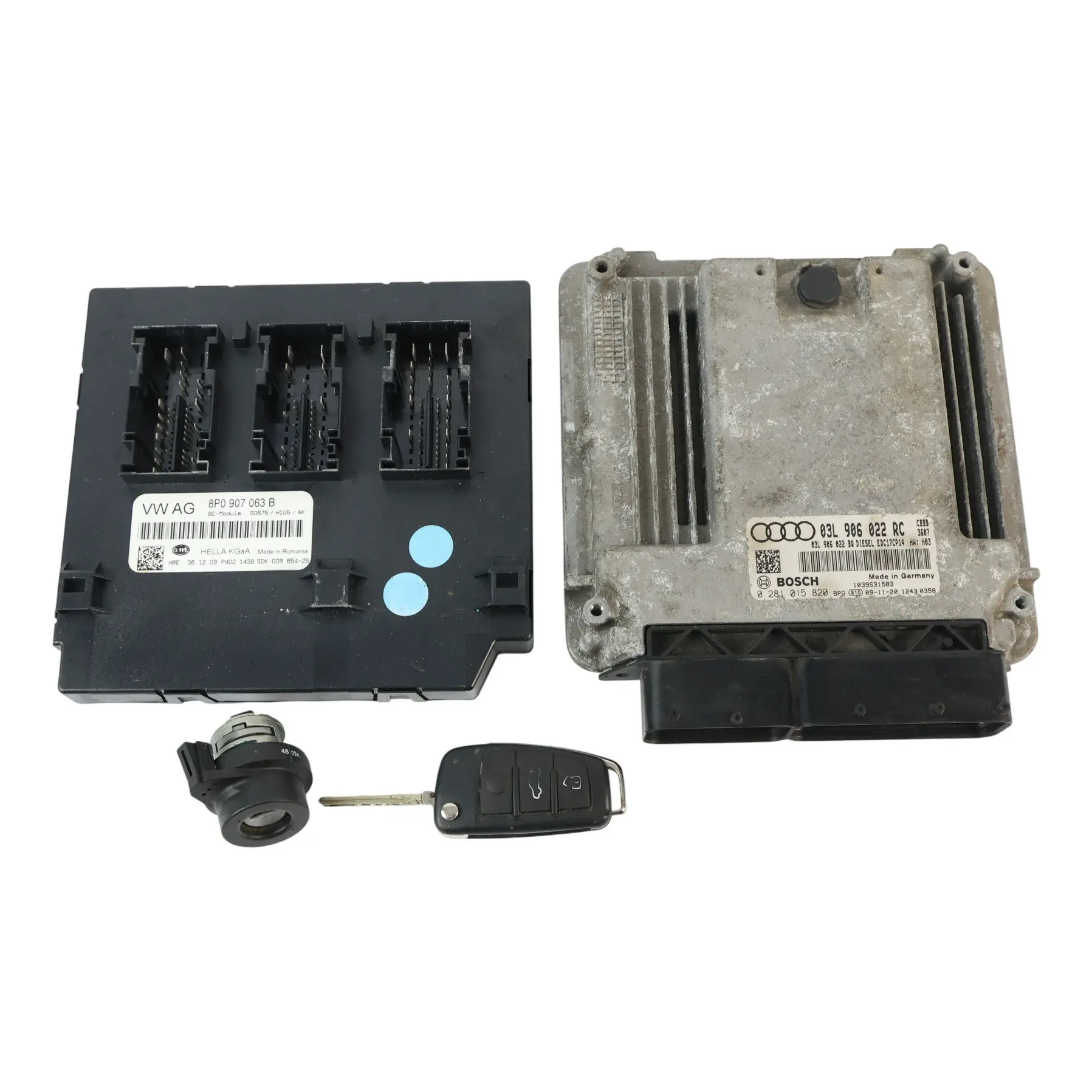 Audi TT 8J 2.0TDI 170HP CBBB Quattro Kit ECU BCM 03L906022RC Manuale