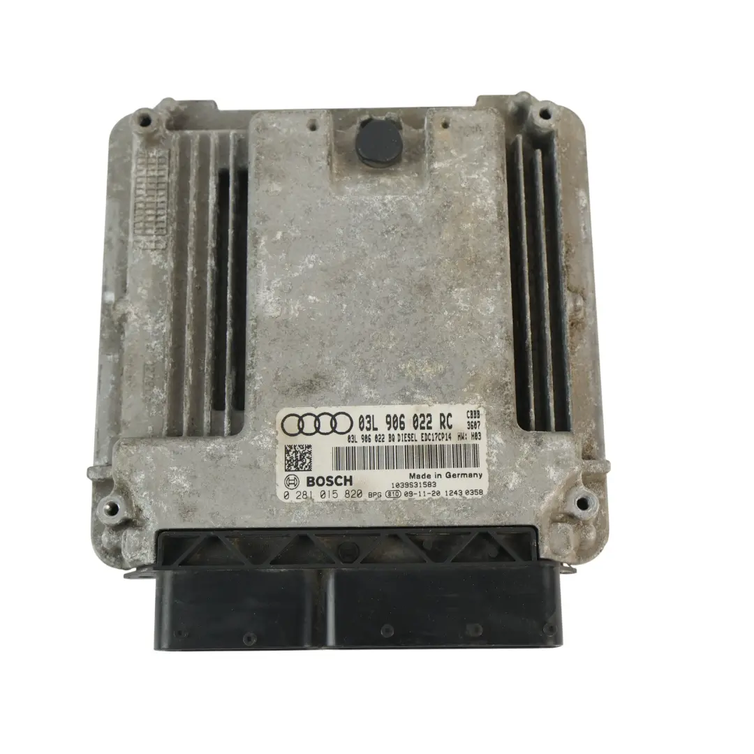 2.0TDI CBBB Quattro 170KM Komputer Silnika Zestaw do Audi TT 8J o numerze 03L906022RC Audi TT 8J 2.0TDI CBBB Quattro 170KM Komputer Silnika Zestaw - SKU 03L906022RC-1 - Numer Części 03L906022RC