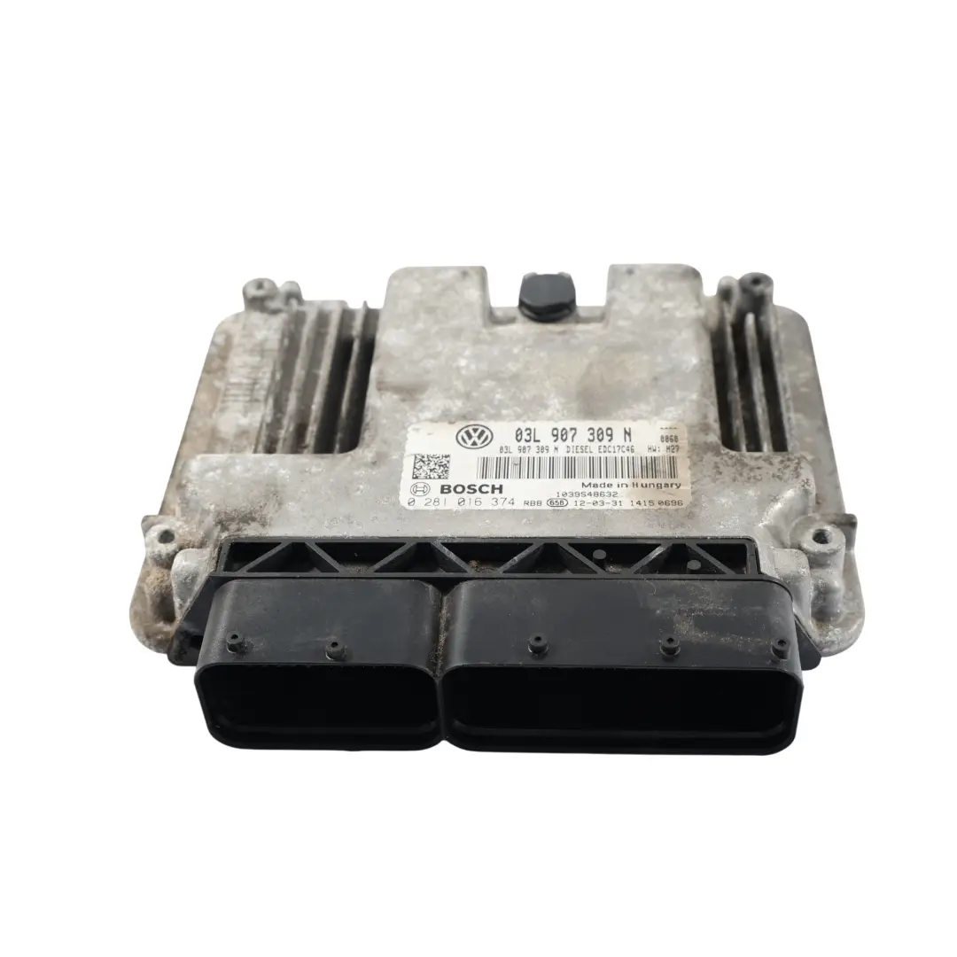 Volkswagen Golf Mk6 2.0 TDi 140 HP CFFB Motor Steuergerät Manuelles - SKU 03L907309N-1 - Teilenummer 03L907309N