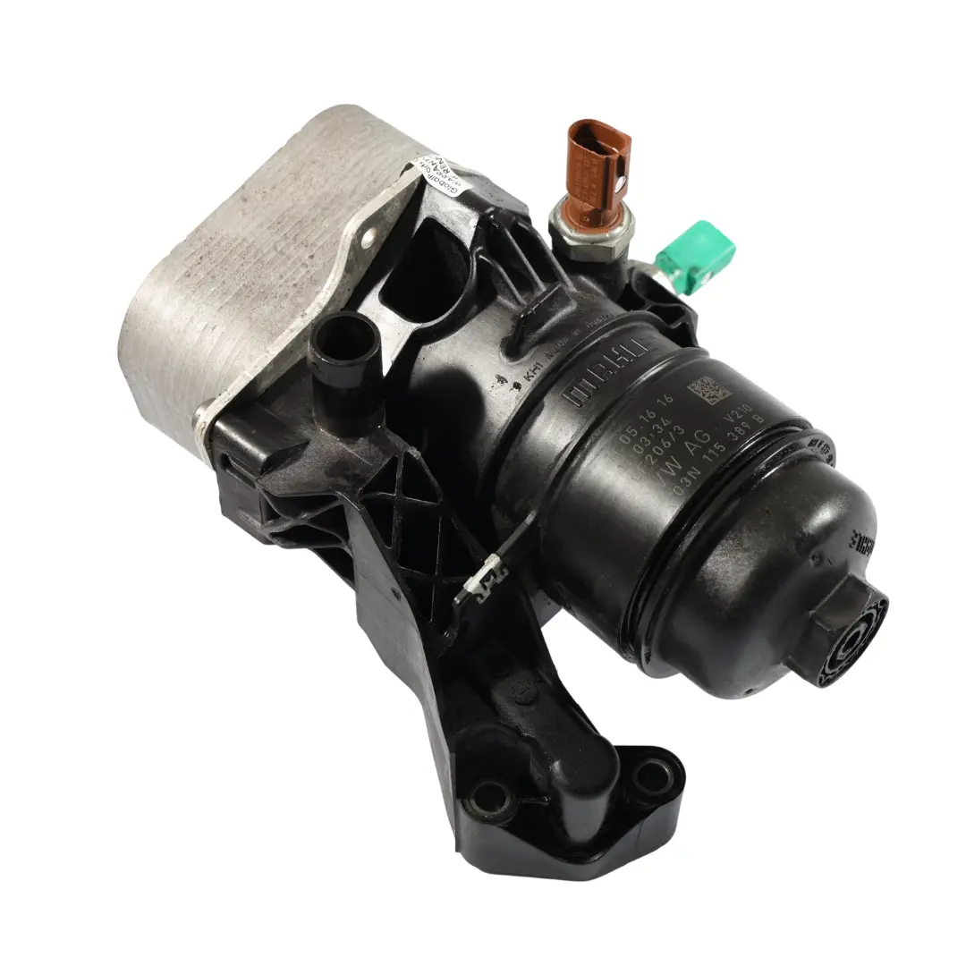 MK3 5E Ölfiltergehäuse Ölkühler 1.6 TDI Diesel für Skoda Octavia mit Teilenummer 03N115389B Skoda Octavia MK3 5E Ölfiltergehäuse Ölkühler 1.6 TDI Diesel - SKU 03N115389B - Teilenummer 03N115389B