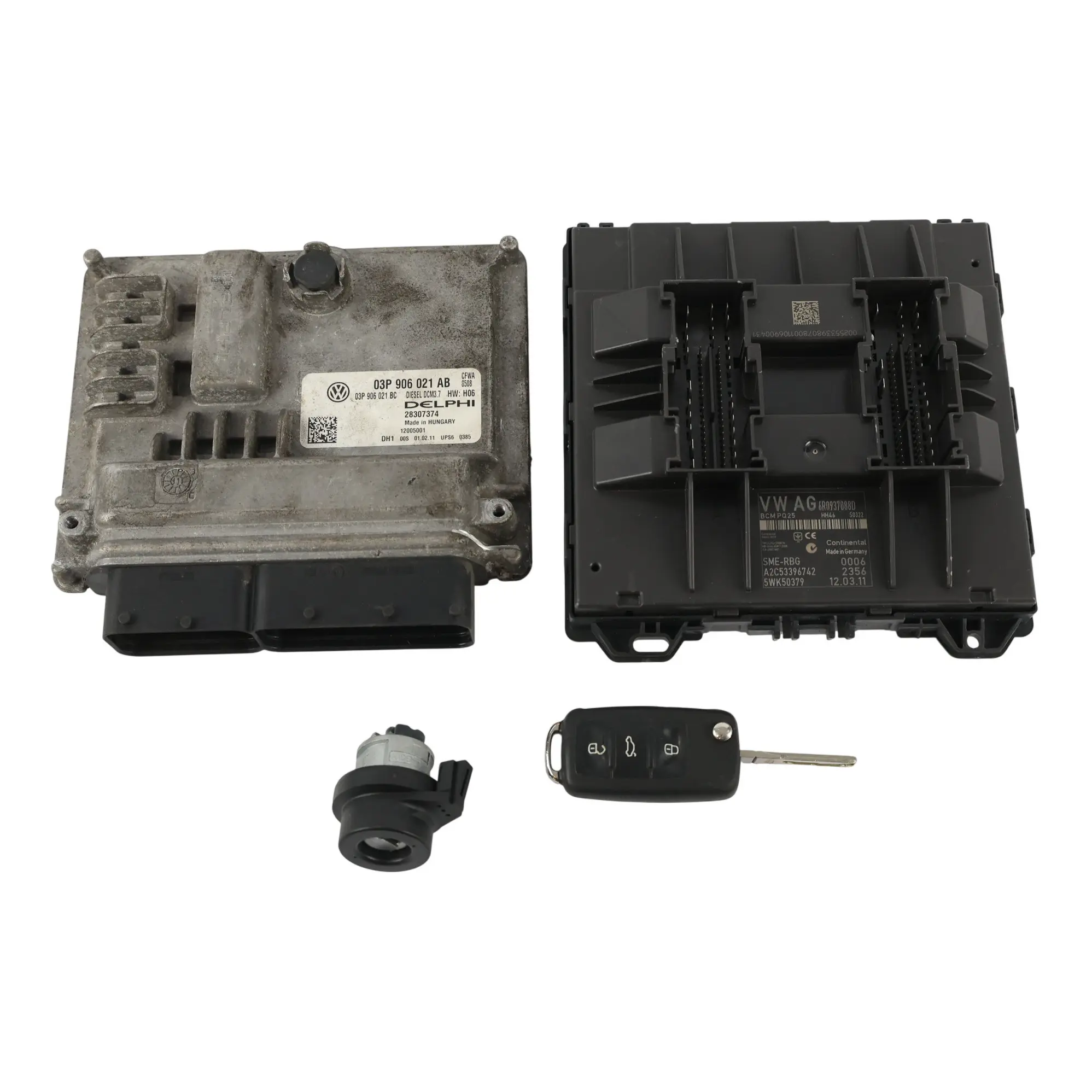 Seat Ibiza 6J 1.2 TDI CFWA 75 HP Engine Unit Module ECU BCM Manual 03P906021AB