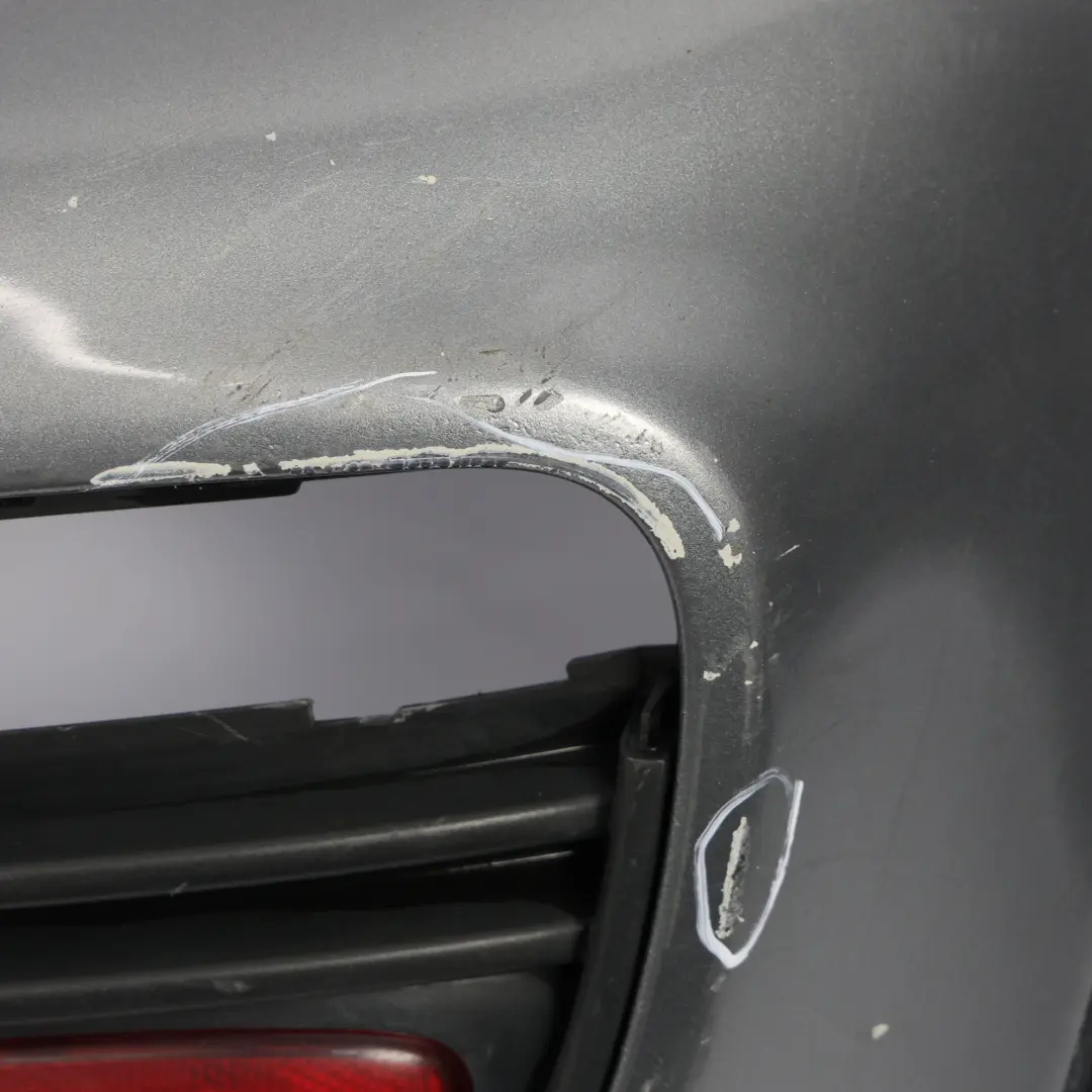 Mini R56 R57 Complete Rear Bumper Trim JCW Aerokit Dark Silver Metallic - 871 - SKU 0404110-DS - Part number 0404110