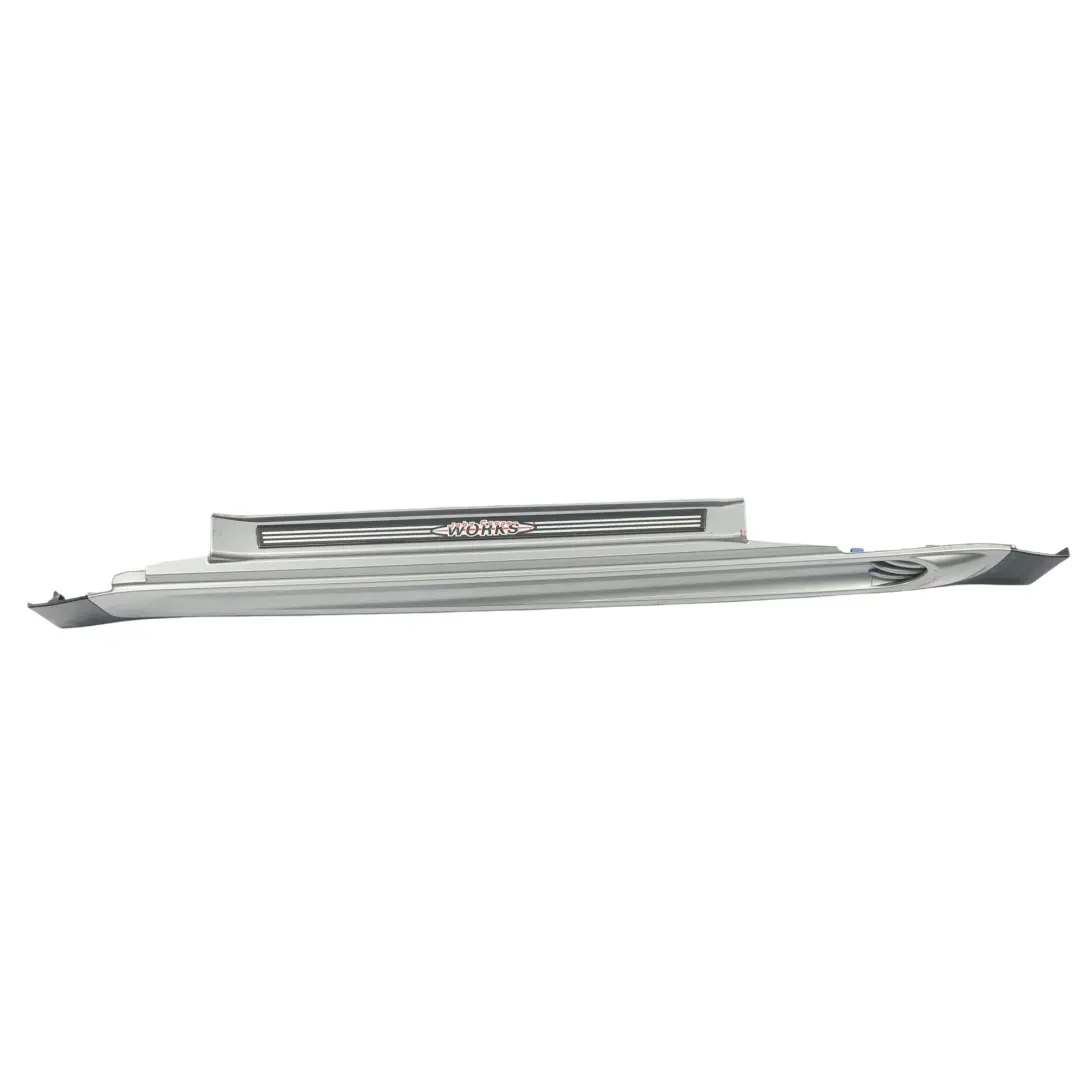 Puerta Izquierda Embellecedor Lateral Faldón Dark Silver 871 para Mini R56 R57 JCW con número de pieza 0404115 Mini R56 R57 JCW Puerta Izquierda Embellecedor Lateral Faldón Dark Silver 871 - SKU 0404115-DS - Número de pieza 0404115