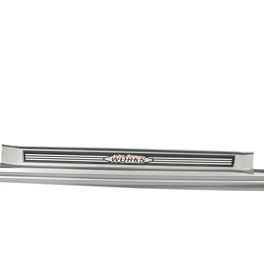 Mini R56 R57 JCW Left Door N/S Sill Skirt Side Trim Dark Silver Metallic - 871 - SKU 0404115-DS - Part number 0404115
