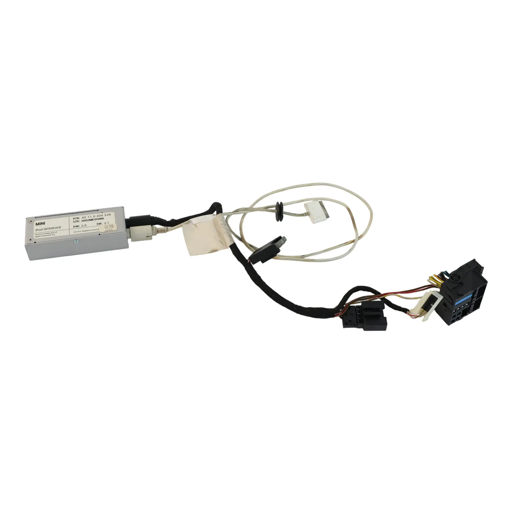 MINI R50 R52 R53 Moduł interfejs iPod Wiązka Przewód 0406349