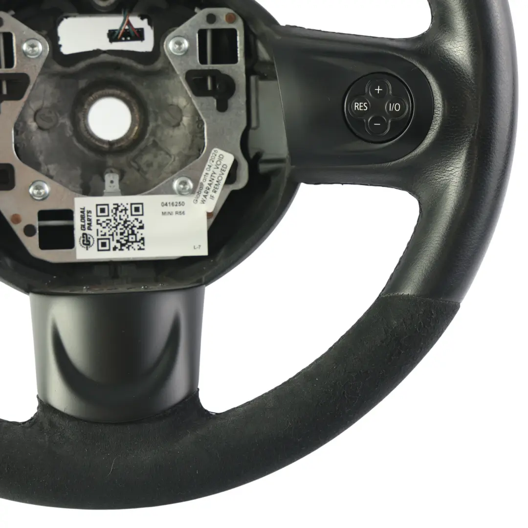 Mini R55 R56 R57 R58 R60 Volante JCW Sport Cuero Negro Alcantara - SKU 0416250 - Número de pieza 0416250