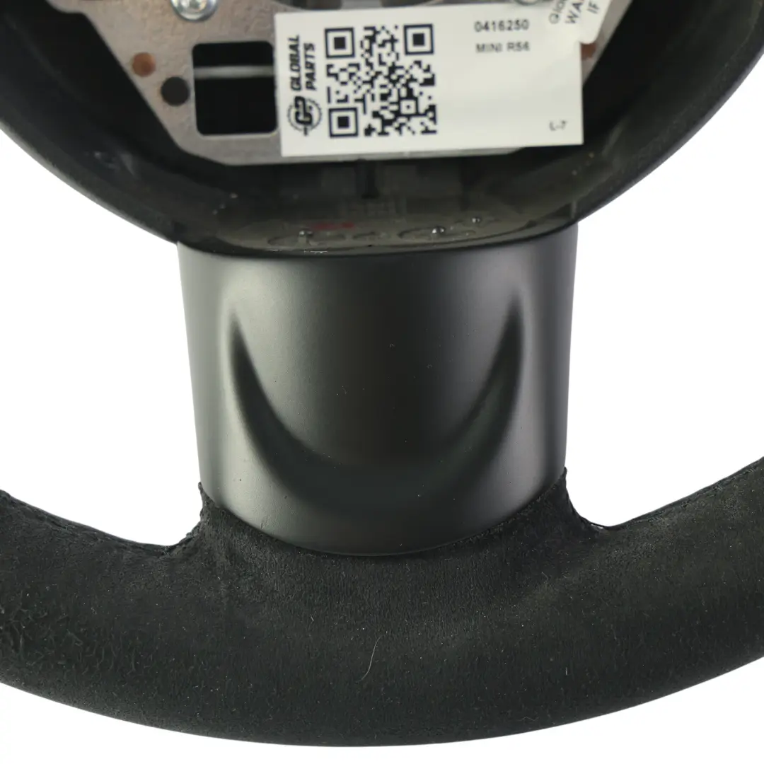 Mini R55 R56 R57 R58 R60 Steering Wheel JCW Sport Black Leather Alcantara - SKU 0416250 - Part number 0416250