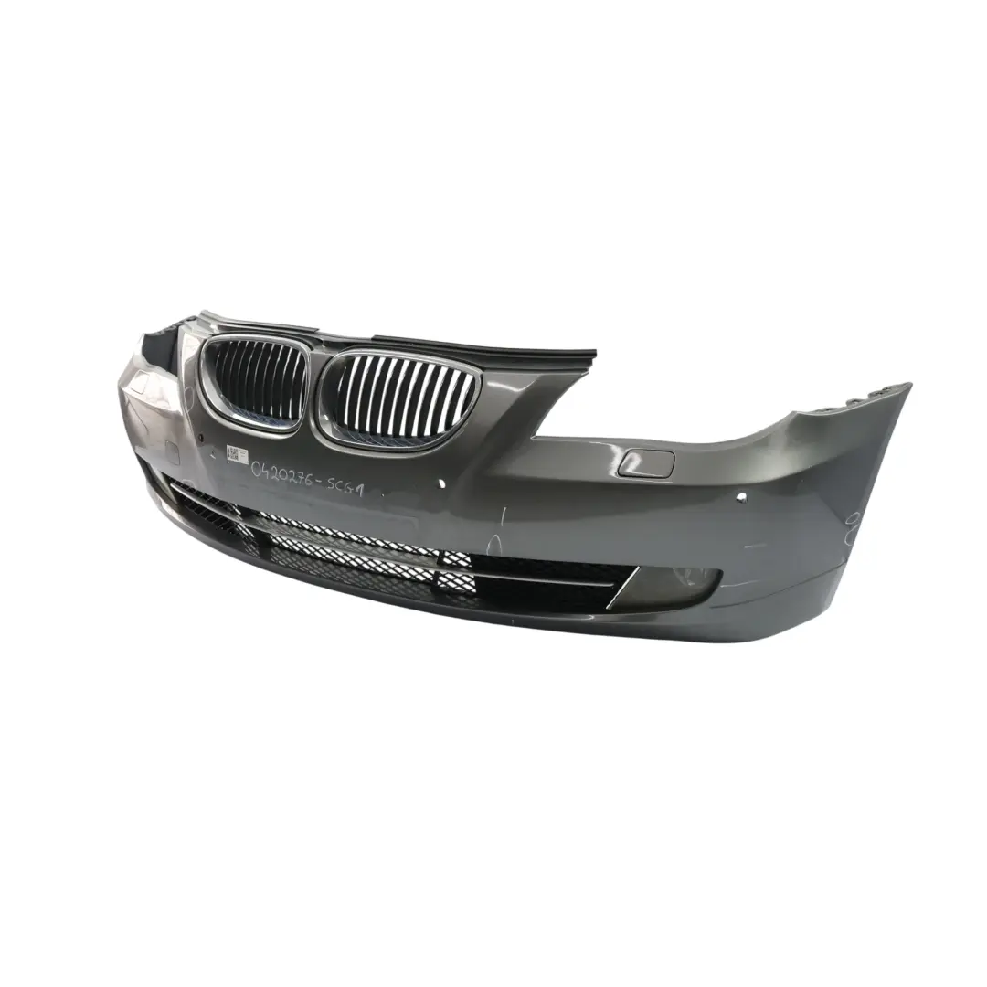 BMW E60 E61 LCI Front Bumper Trim Panel Spacegrau Grey Metallic A52 - SKU 0420276-SCG1 - Part number 0420276