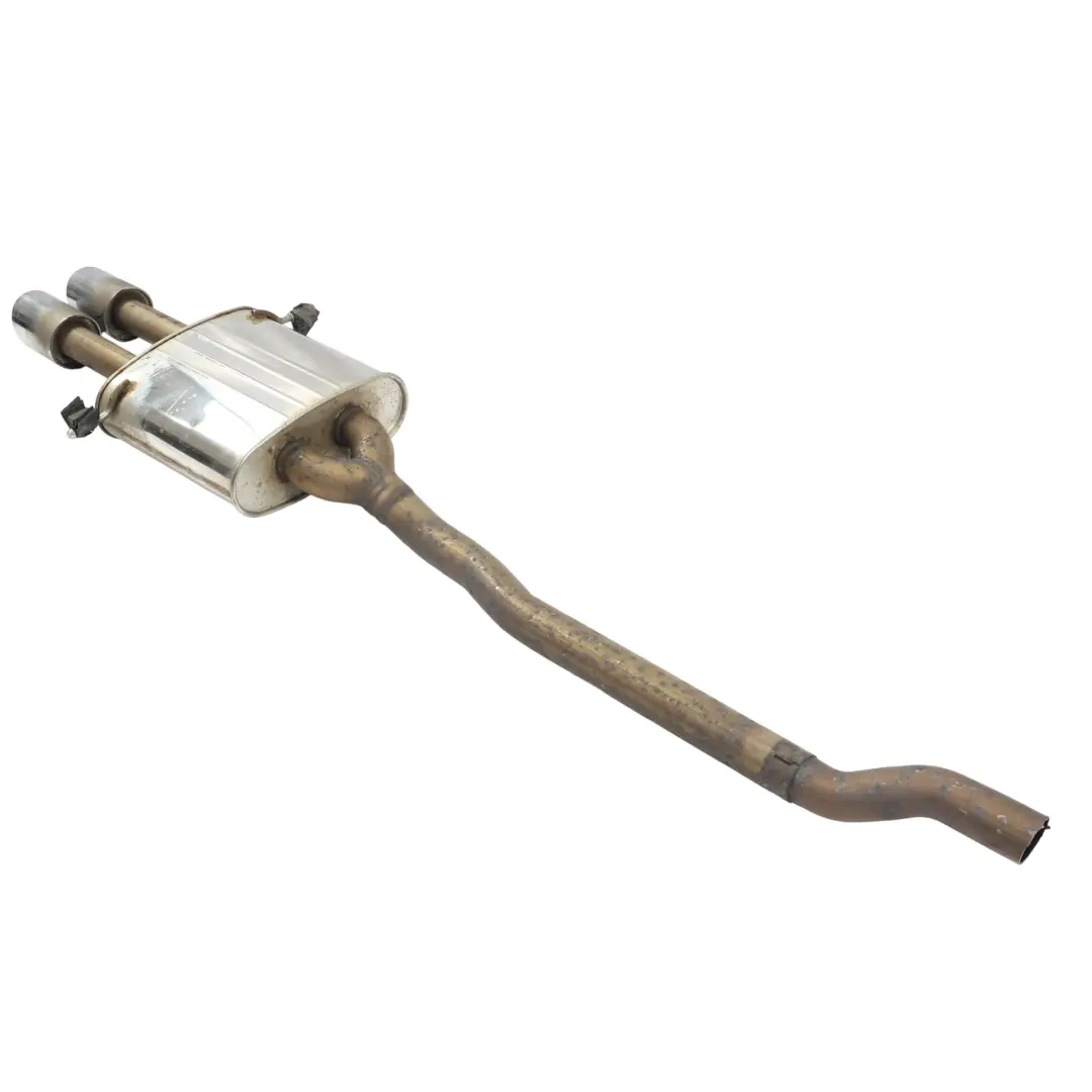 Exhaust Rear Silencer Back Box Muffler John Cooper Works Tips to Mini R56 Cooper S with Part number 0428975 Mini R56 Cooper S Exhaust Rear Silencer Back Box Muffler John Cooper Works Tips - SKU 0428975 - Part number 0428975