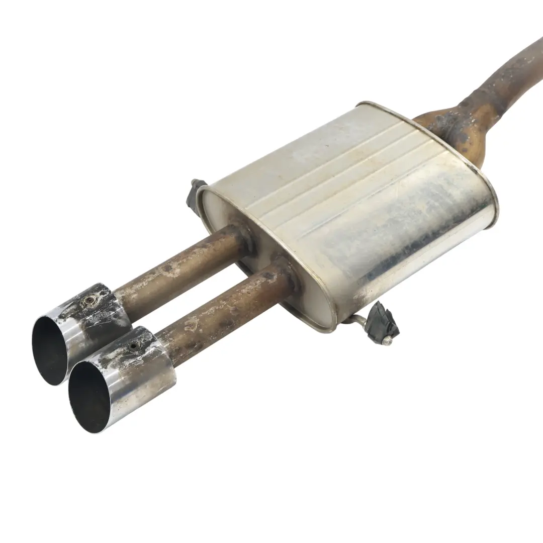 Exhaust Rear Silencer Back Box Muffler John Cooper Works Tips to Mini R56 Cooper S with Part number 0428975 Mini R56 Cooper S Exhaust Rear Silencer Back Box Muffler John Cooper Works Tips - SKU 0428975 - Part number 0428975