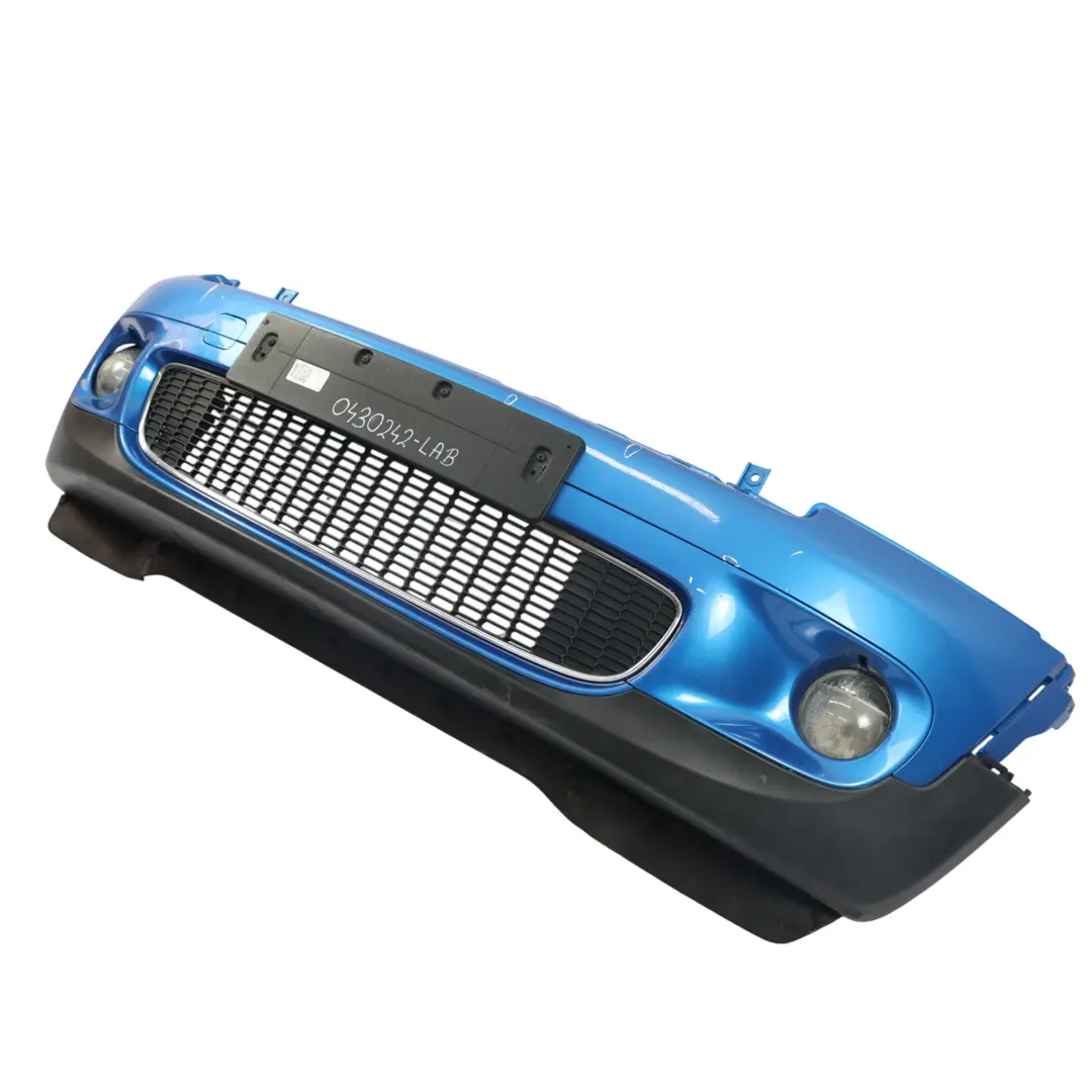 Front Bumper Trim Panel Laser Blue Metallic - A59 to Mini Cooper S R55 R56 with Part number 0430242 Mini Cooper S R55 R56 Front Bumper Trim Panel Laser Blue Metallic - A59 - SKU 0430242-LAB - Part number 0430242