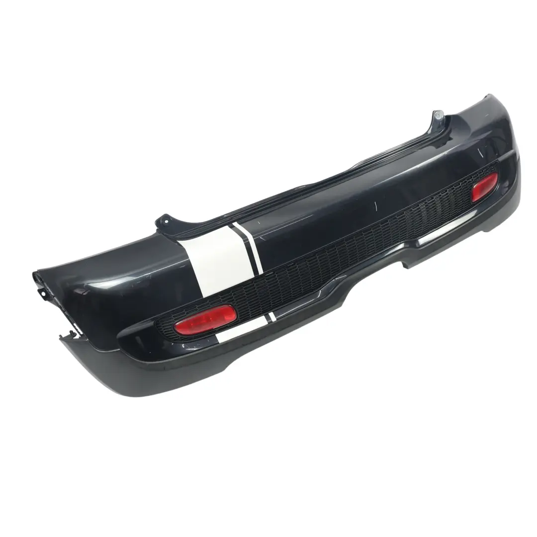 Complete Rear Bumper Trim Panel Astro Black Metallic für BMW MINI Cooper S R56 R57 mit Teilenummer 0430252 BMW MINI Cooper S R56 R57 Complete Rear Bumper Trim Panel Astro Black Metallic - SKU 0430252-ASB - Teilenummer 0430252