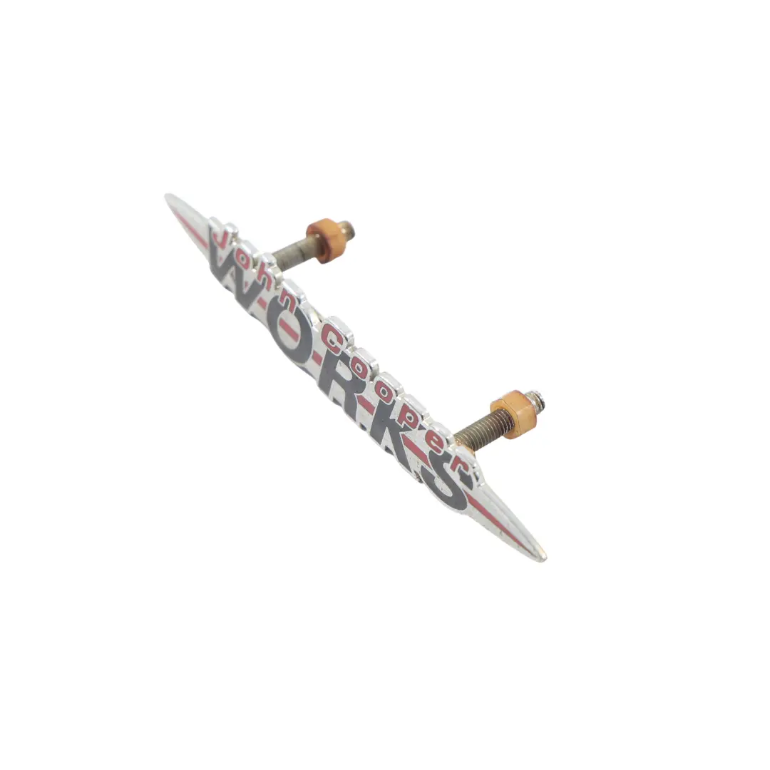 Insigne Emblème Lettrage John Cooper Works pour Mini Cooper R56 à propos du numéro de pièce 0433062 Mini Cooper R56 Insigne Emblème Lettrage John Cooper Works - SKU 0433062 - Numéro de pièce 0433062