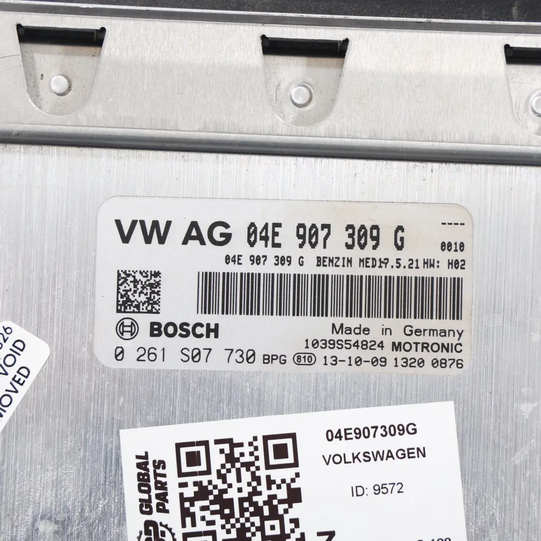 VW Golf 5G 140HP Engine ECU + BCM + Key Kit Set 1.4 Petrol - SKU 04E907309G - Part number 04E907309G