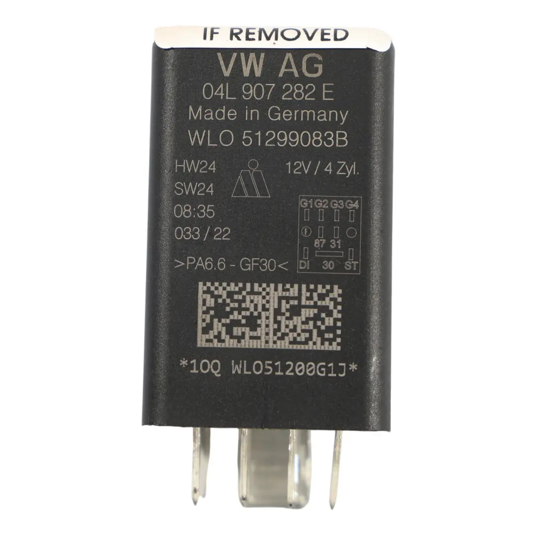 Przekaźnik Żarowy 543 9 Pin 12V Czarny 04L907282B do Volkswagen Passat B8 o numerze 04L907282E Volkswagen Passat B8 Przekaźnik Żarowy 543 9 Pin 12V Czarny 04L907282B - SKU 04L907282E - Numer Części 04L907282E