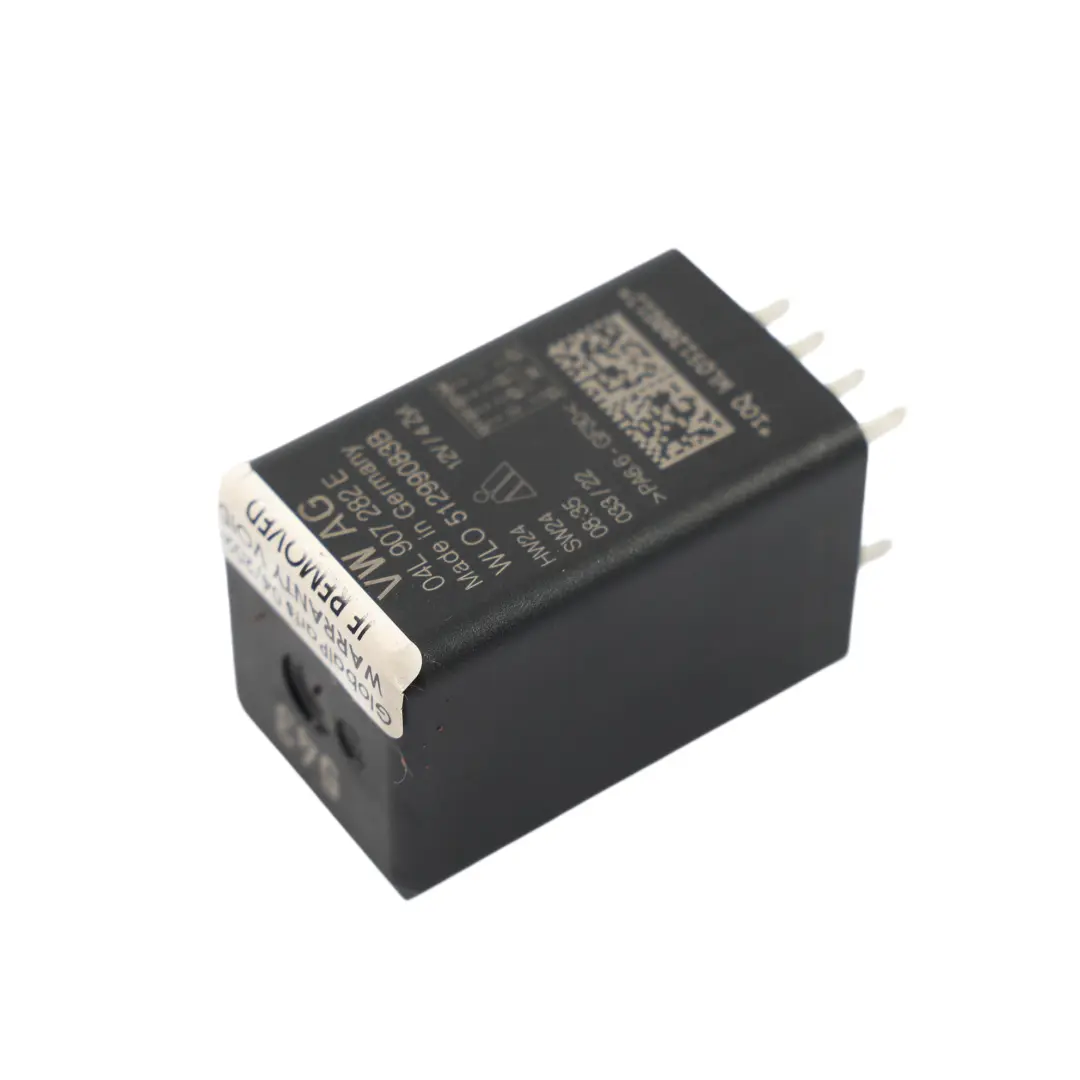 Audi VW Passat B8 Glühkerzen Relais 543 9 Pins 12V Schwarz 04L907282B - SKU 04L907282E - Teilenummer 04L907282E