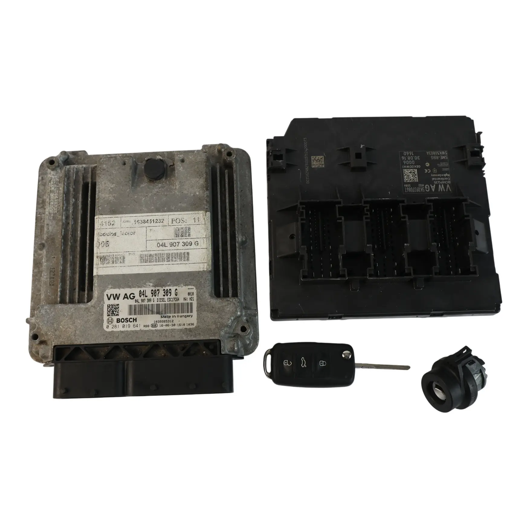 Volkswagen Scirocco MK3 2.0 TDI CUUB 110HP Kit ECU Motore 04L907309G BCM