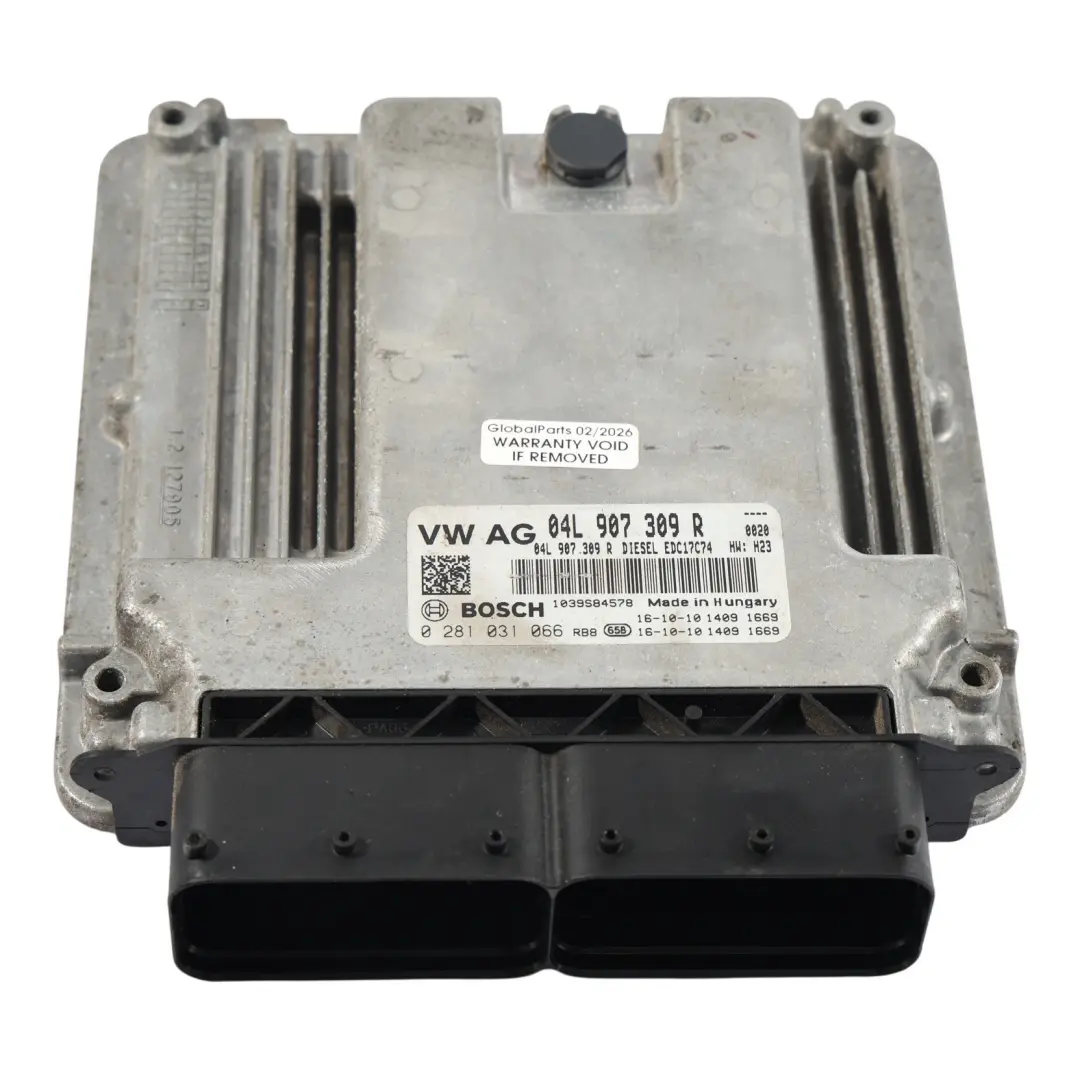 Audi A3 8V 2.0 TDI Quattro 184HP DGCA Engine ECU Unit Automatic - SKU 04L907309R - Part number 04L907309R