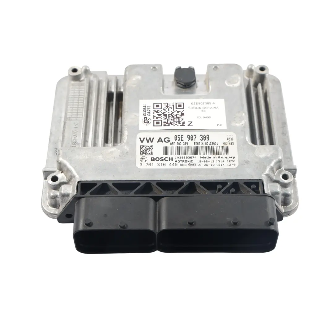 Seat Skoda Octavia 5E 1.5 TSI DADA 150HP Kit ECU Control Motor Manual - SKU 05E907309-4 - Número de pieza 05E907309
