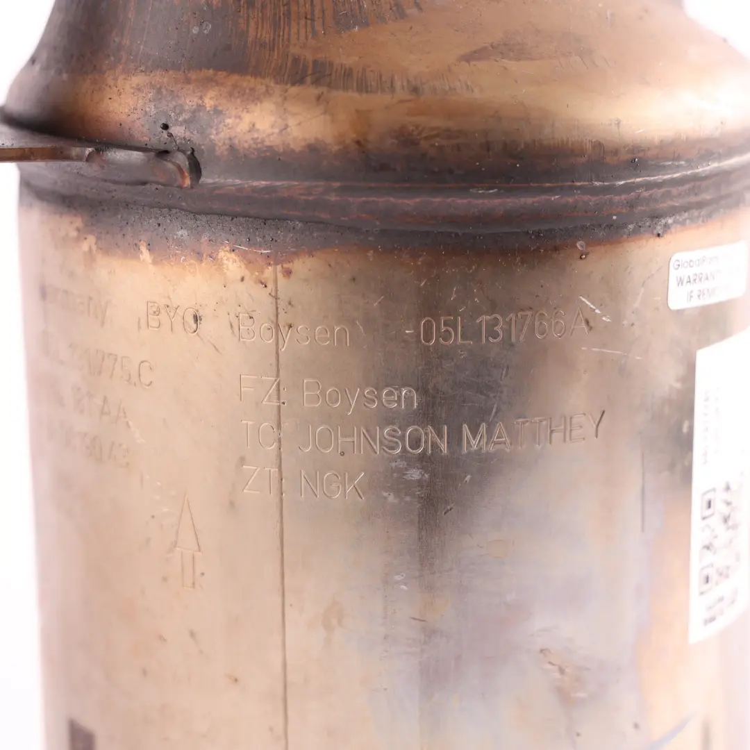 Exhaust Pipe Hose Filter 40 TDI to Audi Q5 FY with Part number 05L131775C Audi Q5 FY Exhaust Pipe Hose Filter 40 TDI - SKU 05L131775C - Part number 05L131775C