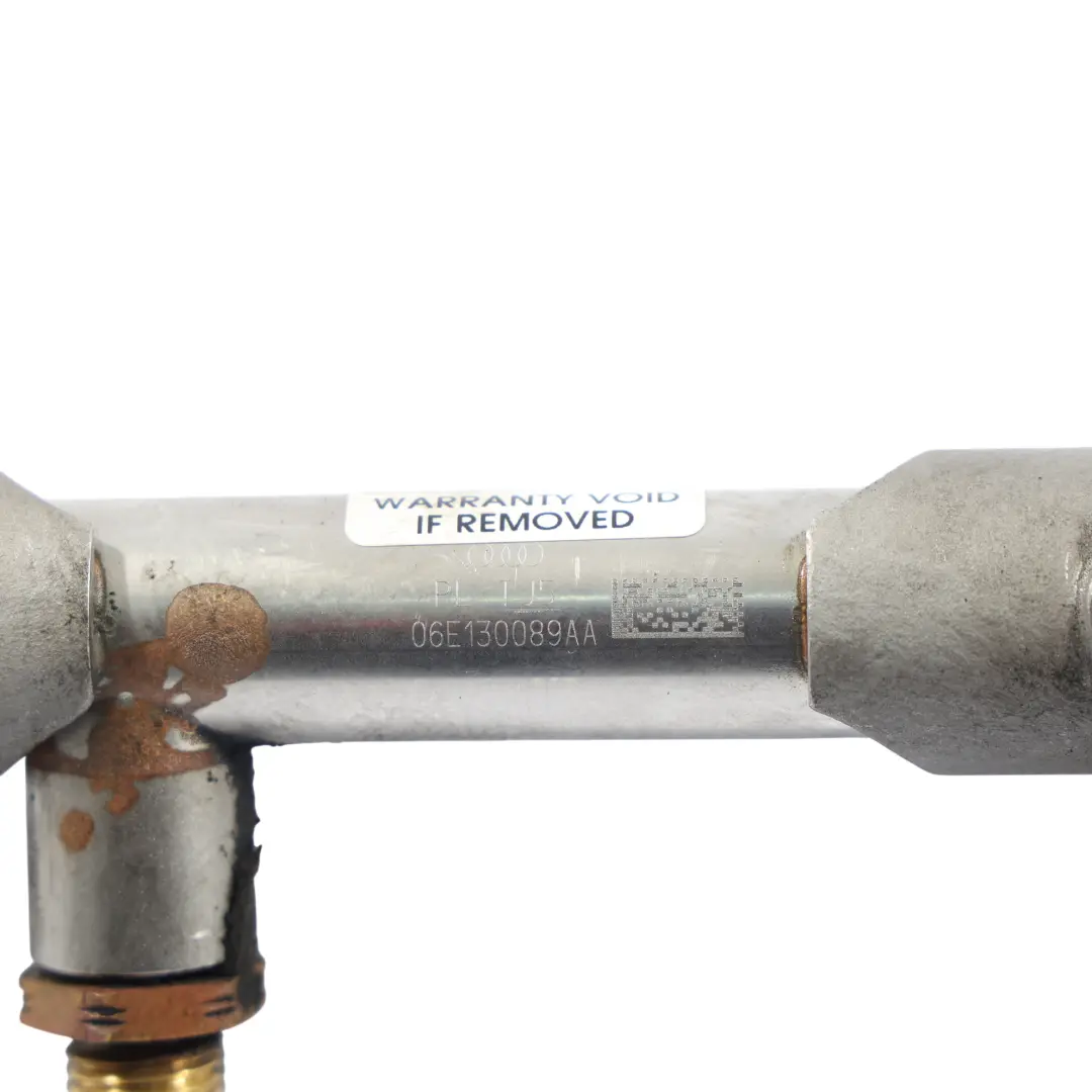 Riel Combustible Sistema Inyección para Audi A4 B8 A6 C7 S5 8T con número de pieza 06E130089AA Audi A4 B8 A6 C7 S5 8T Riel Combustible Sistema Inyección - SKU 06E130089AA - Número de pieza 06E130089AA