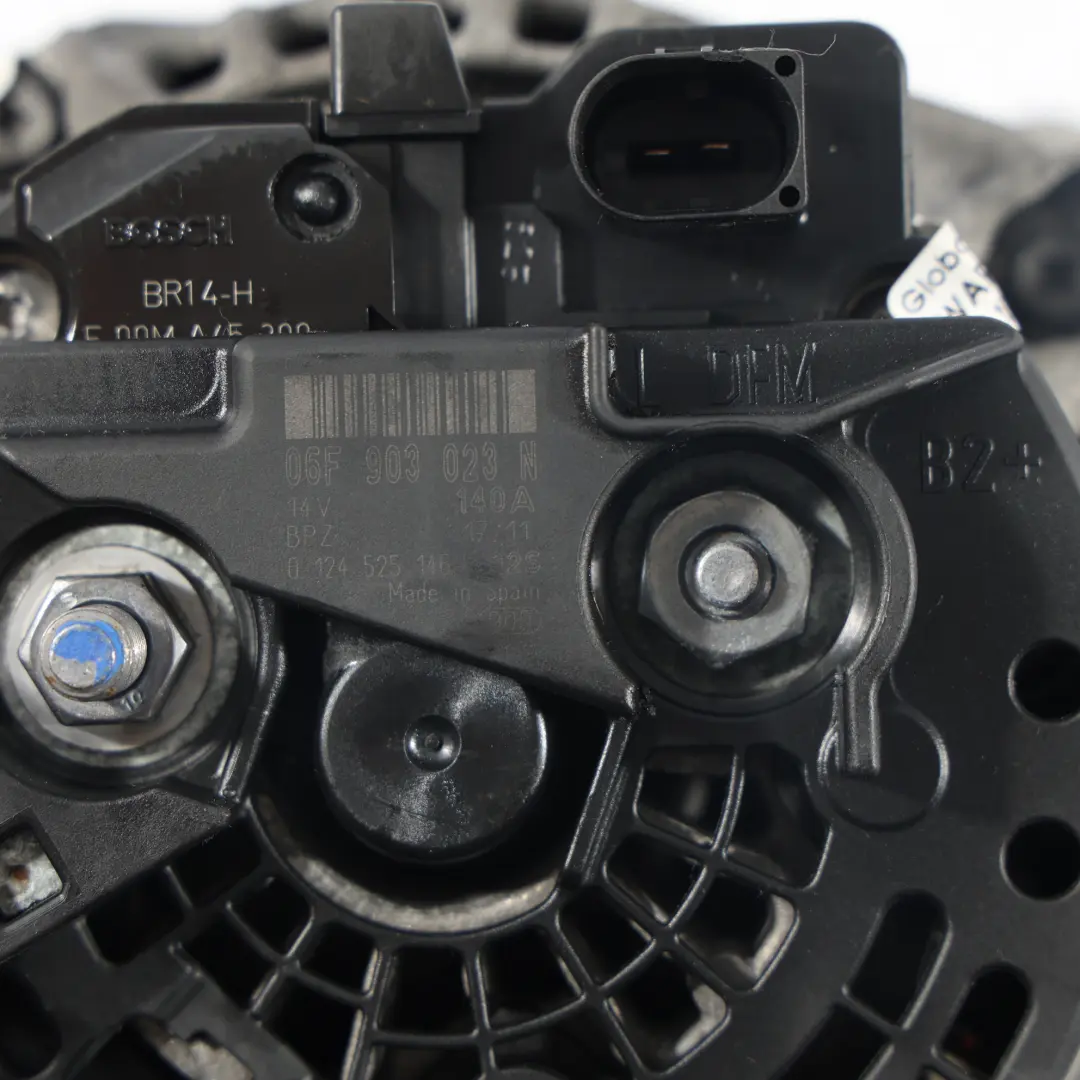 Audi A3 8P TT 8J VW Golf Mk6 Skoda Superb Mk2 Alternator 2.0 TDI - SKU 06F903023N - Numer Części 06F903023N