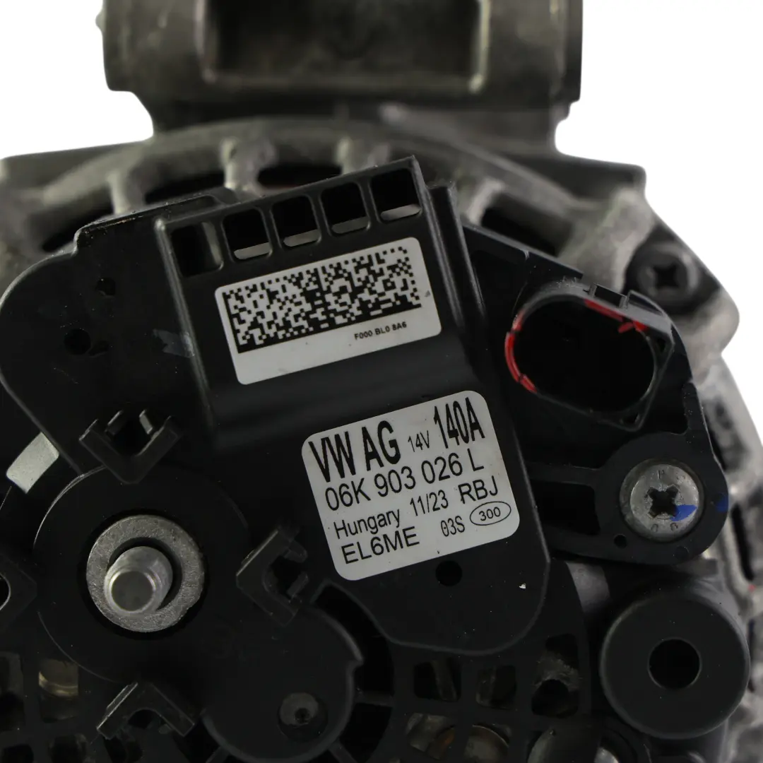 8Y VW Golf Mk8 R GTI Alternator Generator 2.0 TFSI 14V 140A to Audi S3 with Part number 06K903026L Audi S3 8Y VW Golf Mk8 R GTI Alternator Generator 2.0 TFSI 14V 140A - SKU 06K903026L-1 - Part number 06K903026L