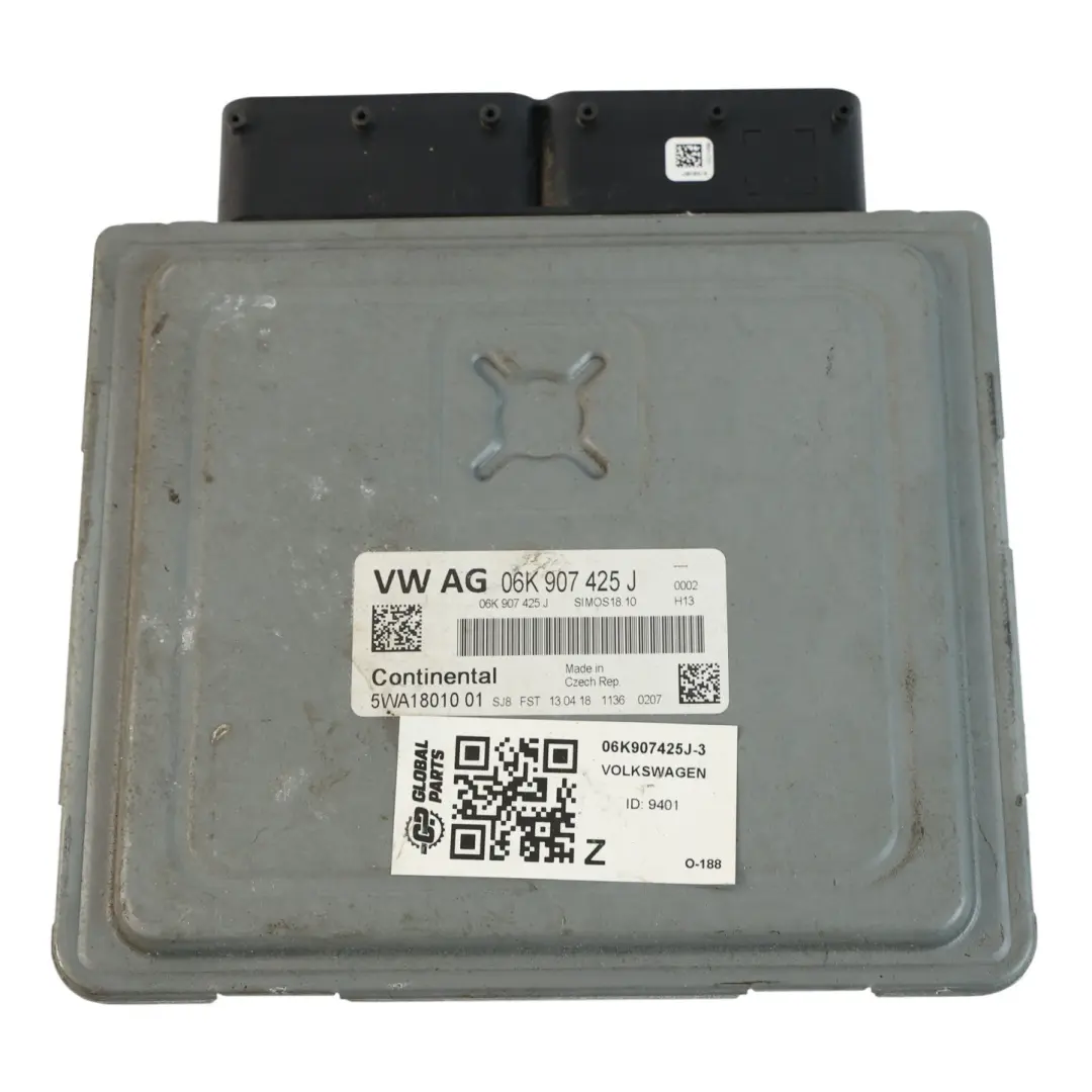Volkswagen Golf GTI Mk7 2.0 TFSI 245HP DLBA Engine Control ECU - SKU 06K907425J-3 - Part number 06K907425J