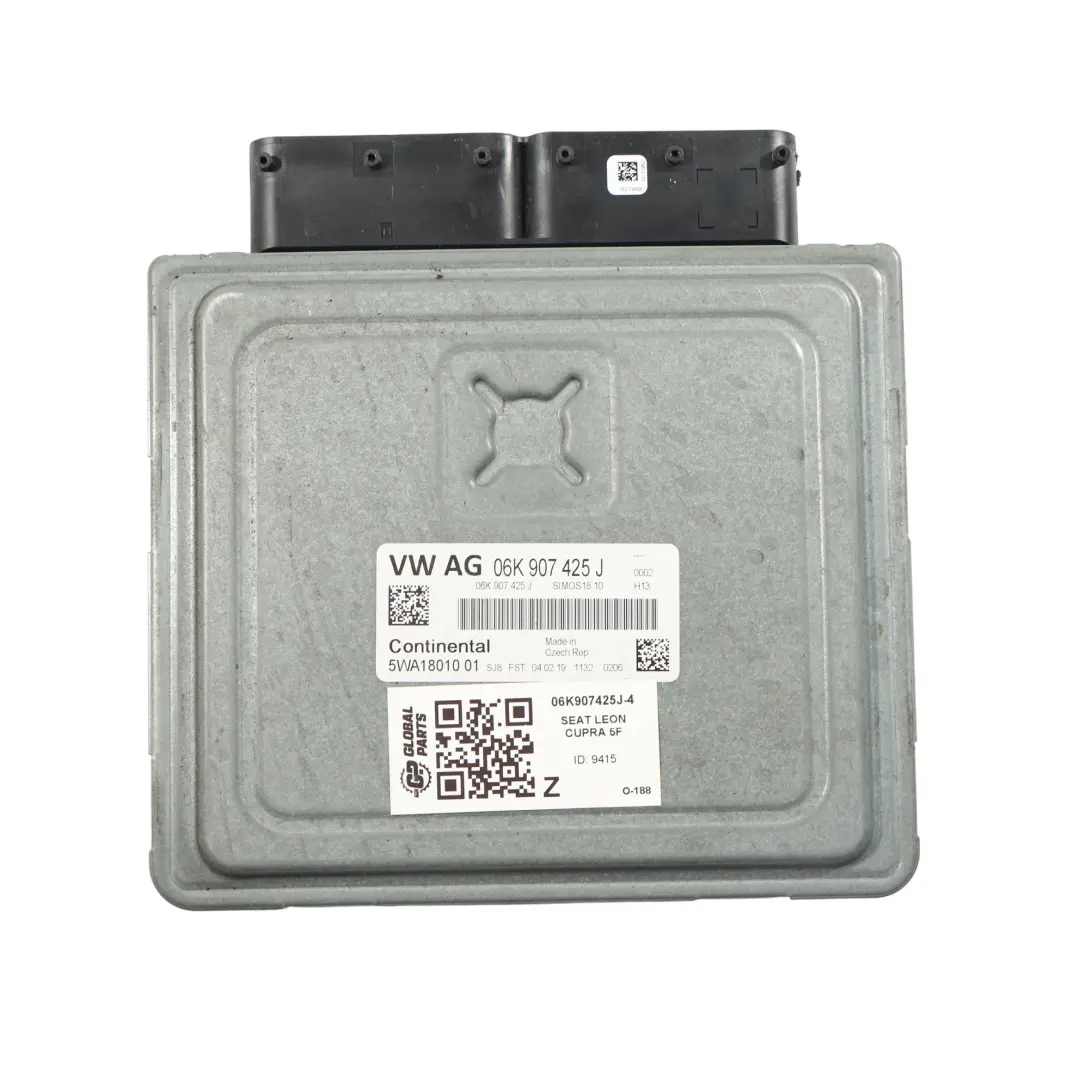 Seat Leon Cupra 5F 2.0 TFSI 290HP DNUC Kit ECU Motor BCM Automático - SKU 06K907425J-4 - Número de pieza 06K907425J