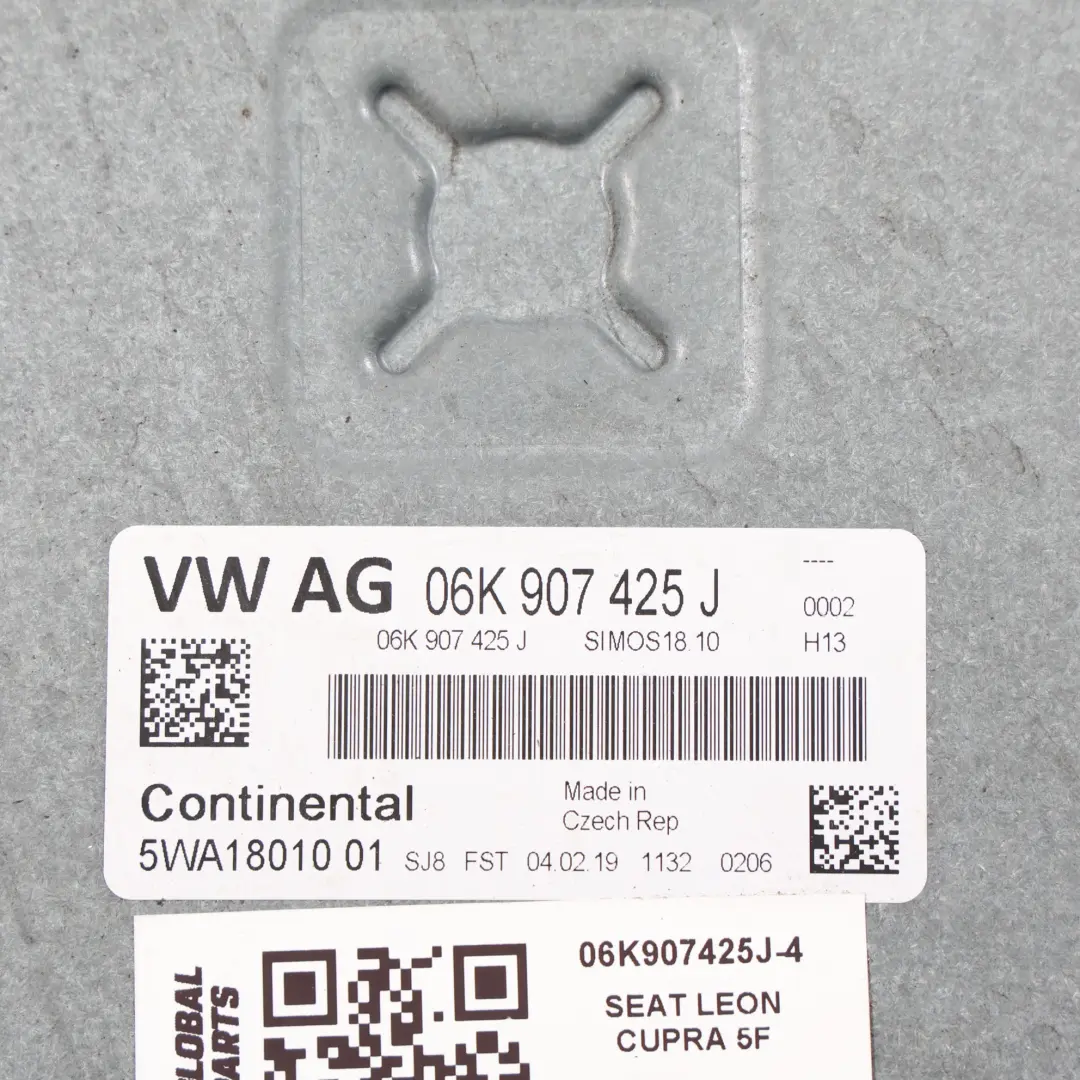 Seat Leon Cupra 5F 2.0 TFSI 290HP DNUC Kit ECU Motore Automatico - SKU 06K907425J-4 - Numero di parte 06K907425J