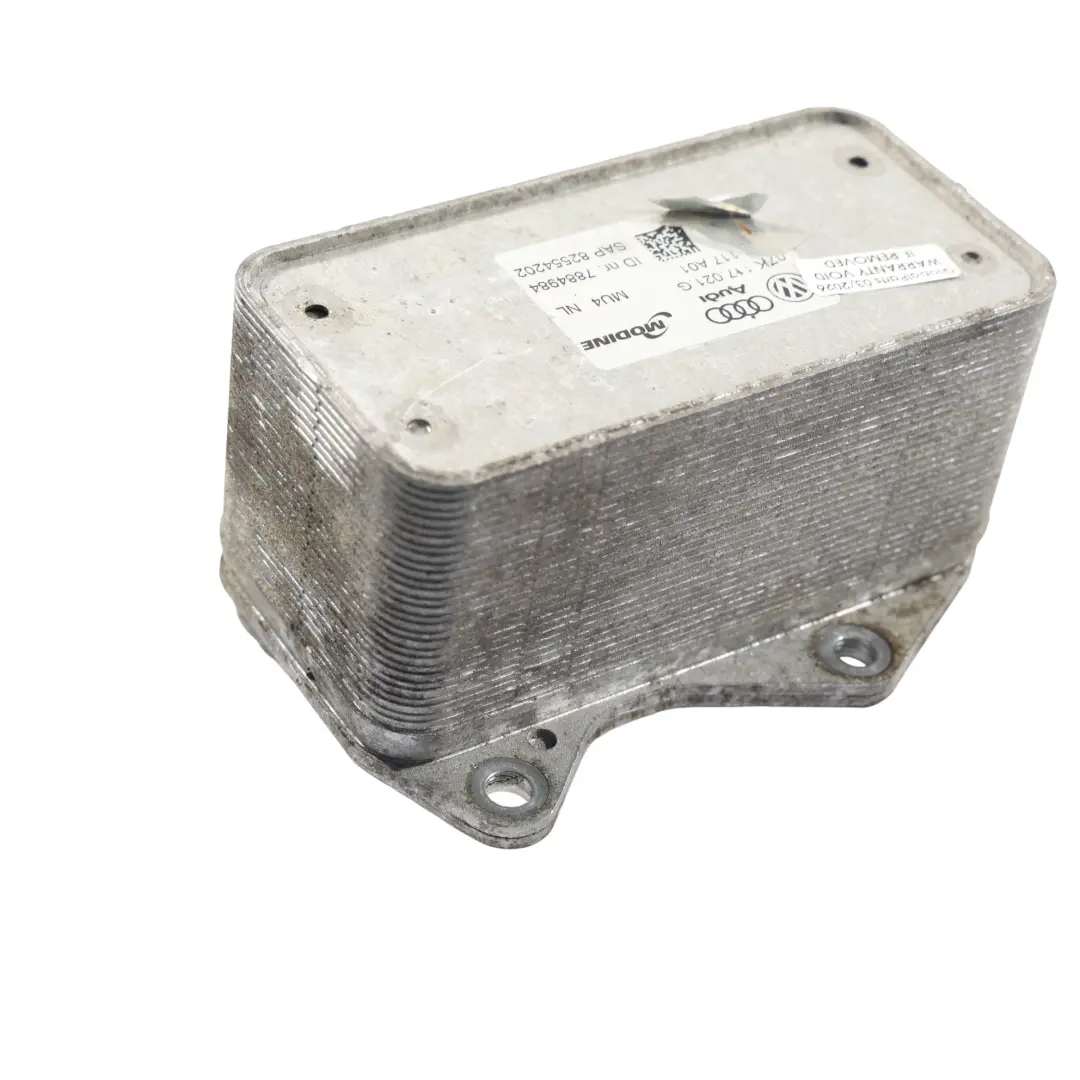 Audi RS3 8Y RSQ3 F3 Enfriador Aceite Motor Refrigerante 2.5 TFSI - SKU 07K117021G - Número de pieza 07K117021G