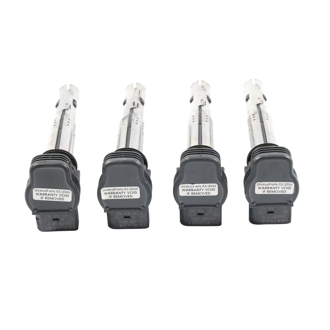 Mk6 Bobine Allumage Set x4 2.0 TSI TFSI pour Audi A4 B8 TT 8J Golf à propos du numéro de pièce 07K905715G Audi A4 B8 TT 8J Golf Mk6 Bobine Allumage Set x4 2.0 TSI TFSI - SKU 07K905715G - Numéro de pièce 07K905715G