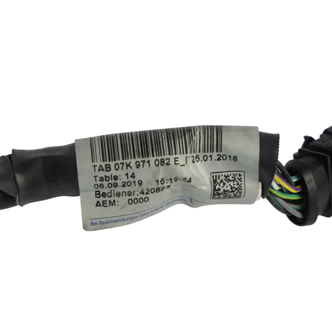 Audi RS3 8V 8Y RSQ3 F3 Cablaggio Iniettori 2.5 TFSI Benzina - SKU 07K971082F - Numero di parte 07K971082F