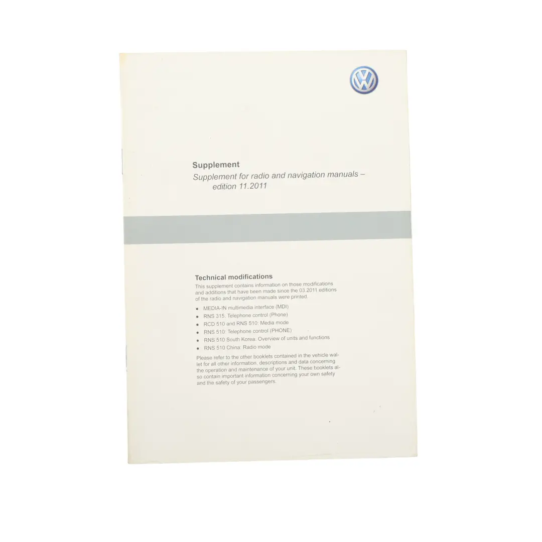 5k Libretto Manuale Custodia Set per Volkswagen Golf con numero di parte 1225R1G0620 Volkswagen Golf 5k Libretto Manuale Custodia Set - SKU 1225R1G0620 - Numero di parte 1225R1G0620