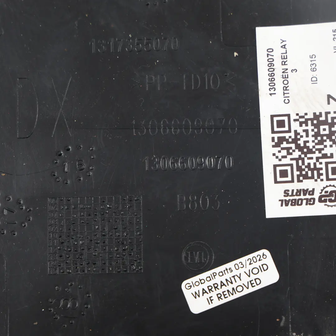  Citroen Jumper 3 Fiat Ducato Listwa Boczna Błotnika Tylna Prawa - SKU 1306609070 - Numer Części 1306609070