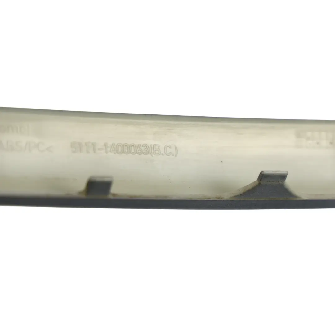 Mini BMW Cooper S R52 R53 Moldura Panel Parachoques Delantero Plata Oscuro 871 - SKU 1400063-DS - Número de pieza 1400063