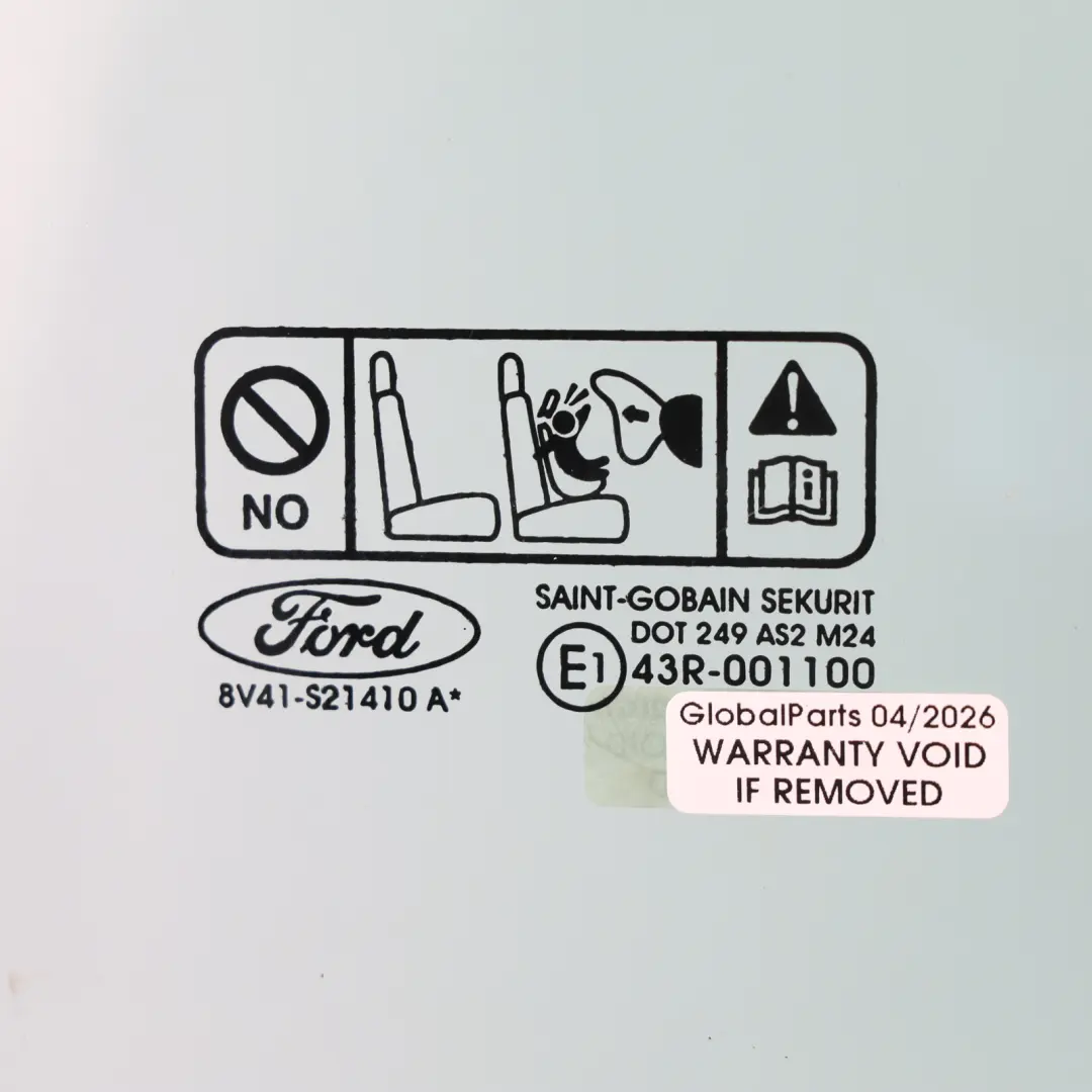 Ford Kuga C394 Fensterscheibe Tür Vorne Getönt Rechts 8V41-S21410-AB - SKU 1494179 - Teilenummer 1494179