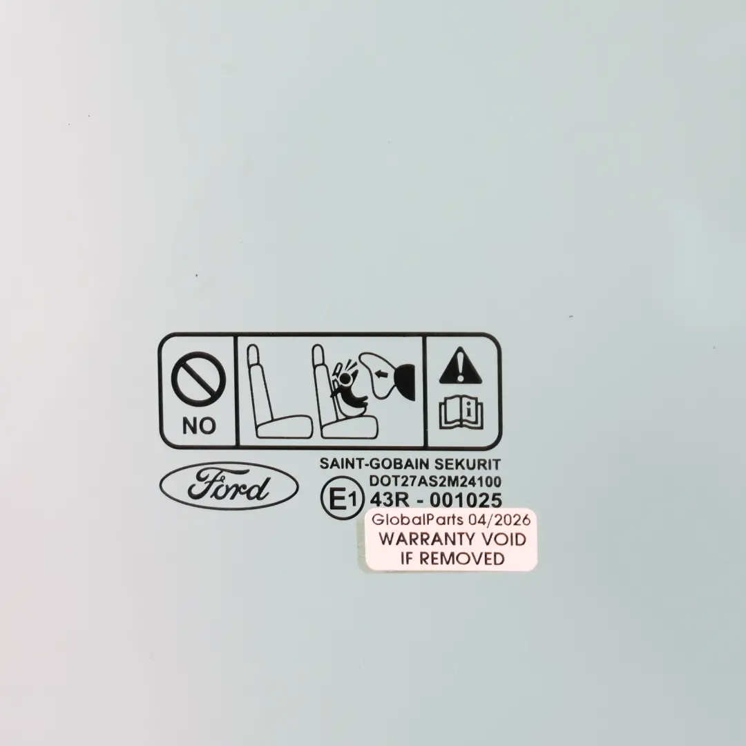 Mk2 Front Door Glass Window Right O/S to Ford Galaxy with Part number 1507882 Ford Galaxy Mk2 Front Door Glass Window Right O/S - SKU 1507882 - Part number 1507882