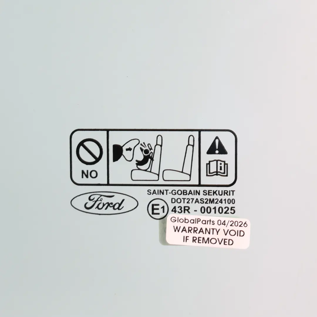 Ford Galaxy Mk2 Front Door Glass Window Left N/S - SKU 1509083 - Part number 1509083