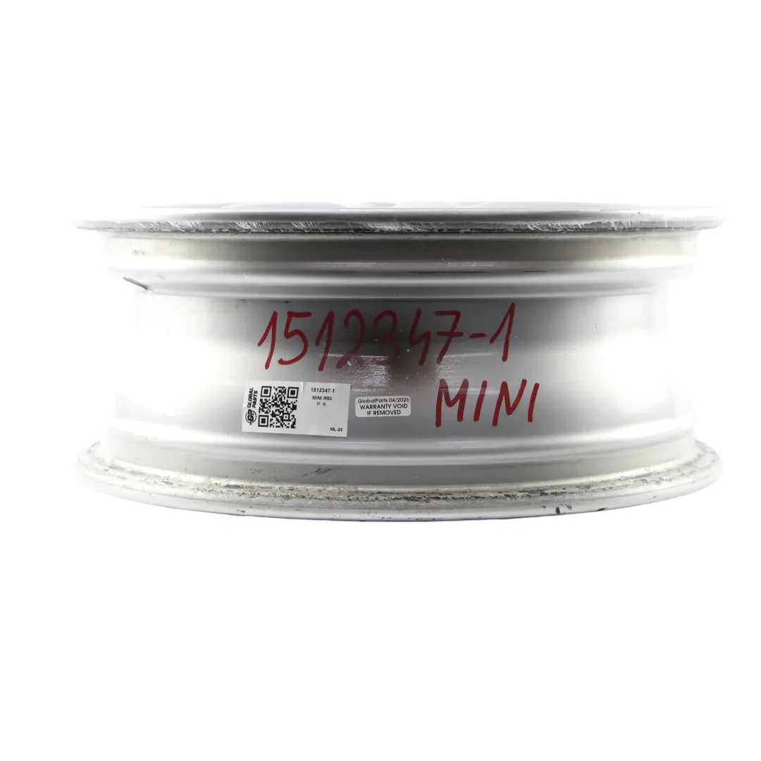 Argento Cerchio in lega 15" 5,5J ET:45 a 8 razze 82 per Mini Cooper One R50 R52 con numero di parte 1512347 Mini Cooper One R50 R52 Argento Cerchio in lega 15" 5,5J ET:45 a 8 razze 82 - SKU 1512347-1 - Numero di parte 1512347